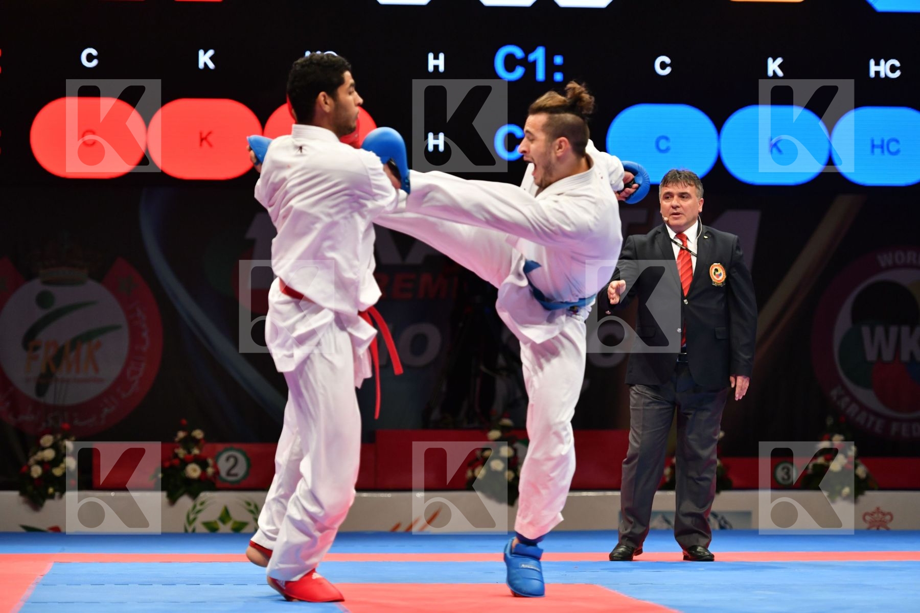 Amargos Miguel Argentina Egypt El kotby Mohamed Male kumite -84