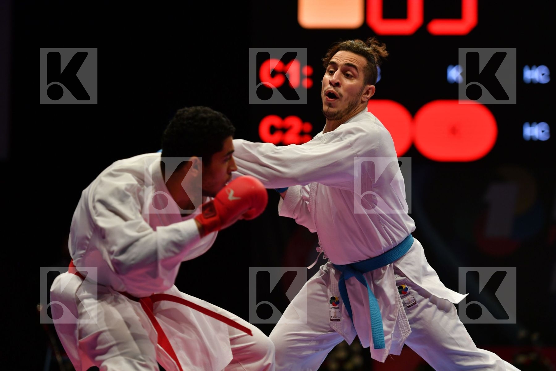 Amargos Miguel Argentina Egypt El kotby Mohamed Male kumite -84