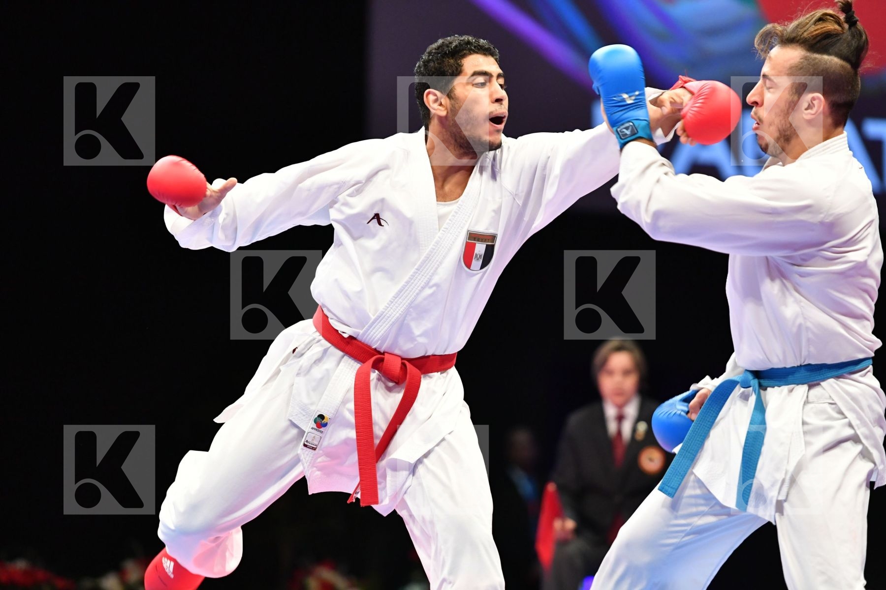 Amargos Miguel Argentina Egypt El kotby Mohamed Male kumite -84