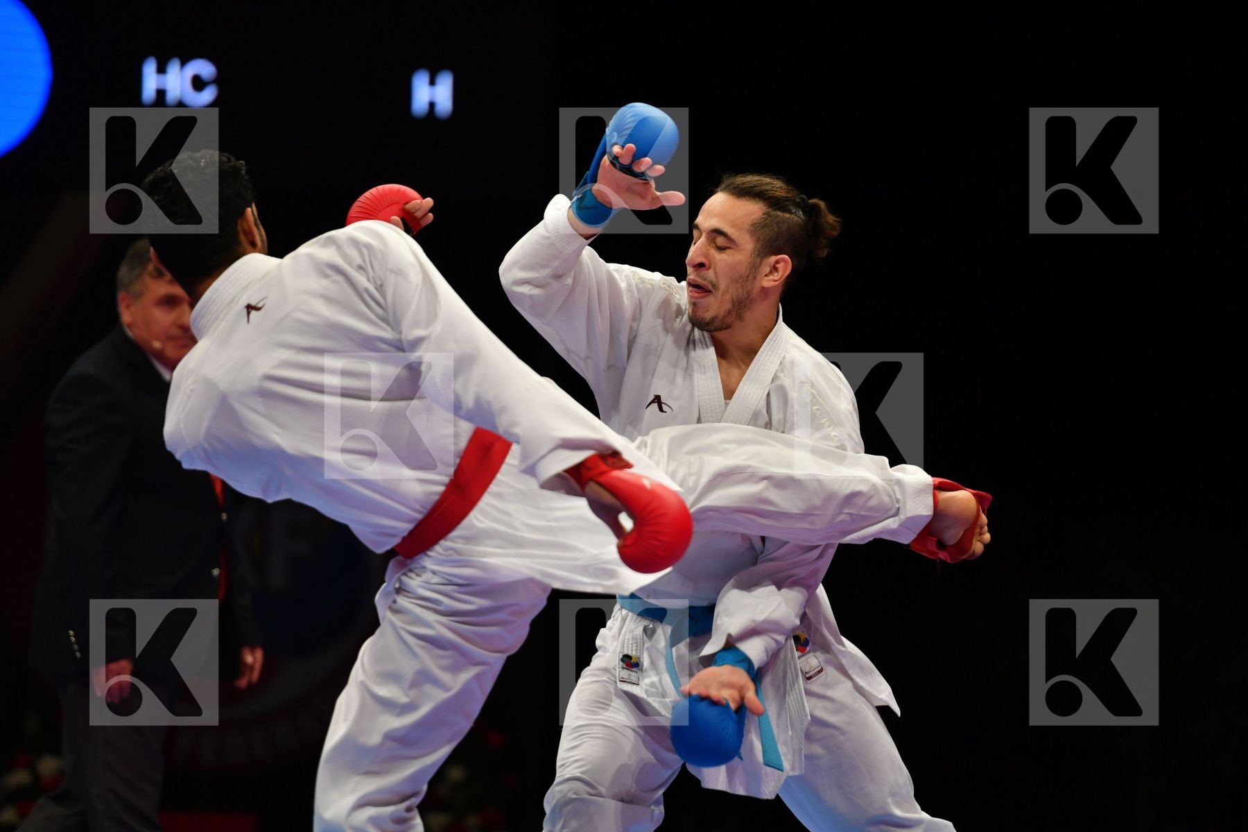 Amargos Miguel Argentina Egypt El kotby Mohamed Male kumite -84