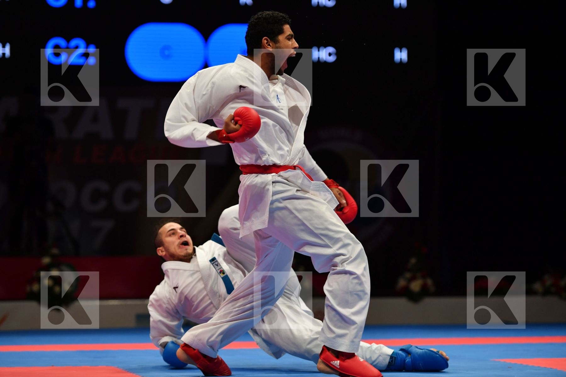 Amargos Miguel Argentina Egypt El kotby Mohamed Male kumite -84