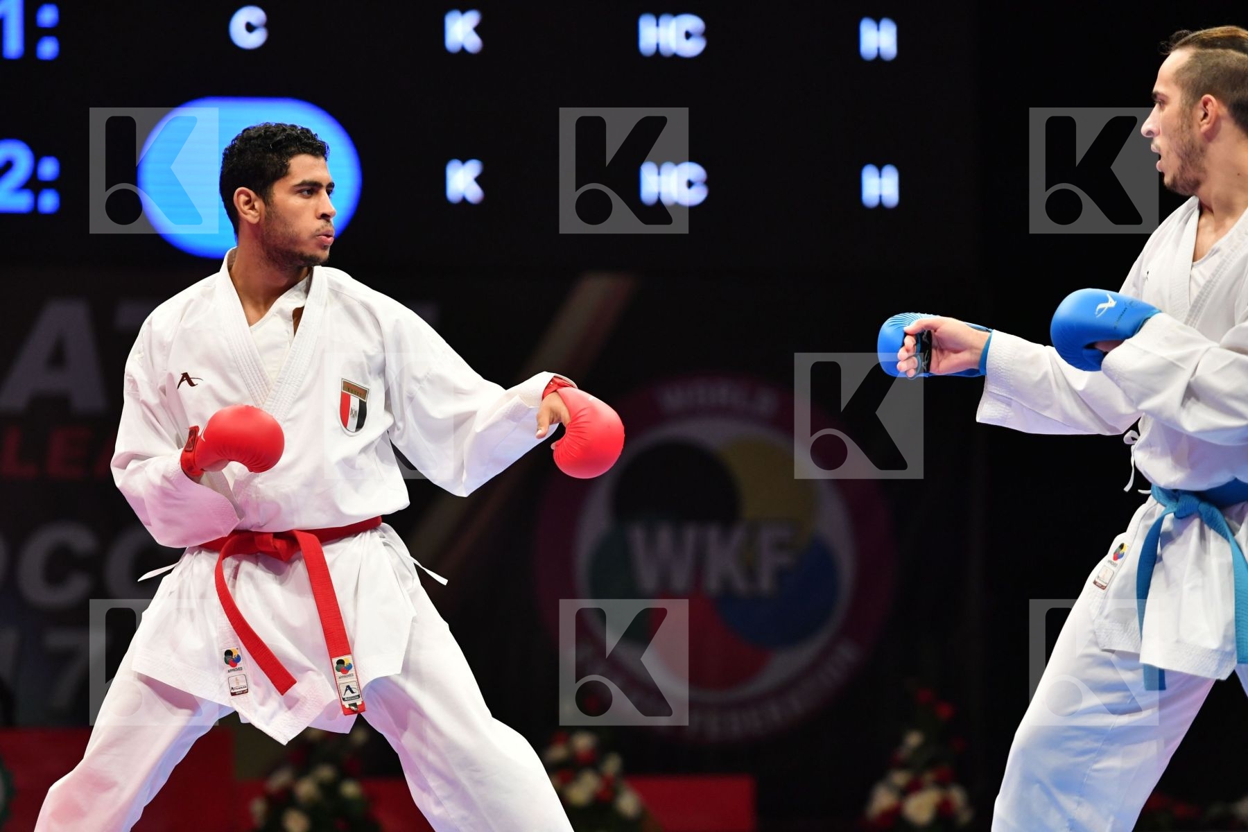 Amargos Miguel Argentina Egypt El kotby Mohamed Male kumite -84