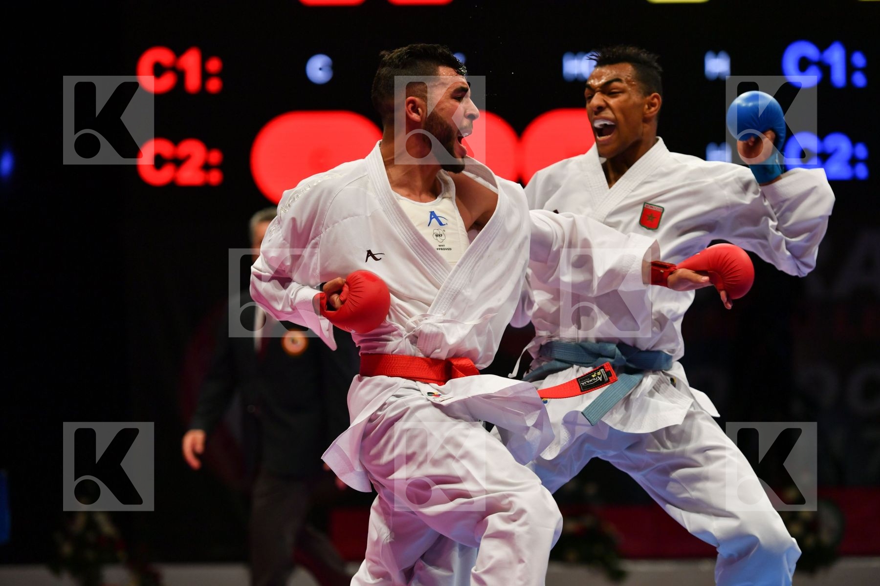 Hammi Ahmed Male kumite -75 kg Messaoudi Reda Morocco