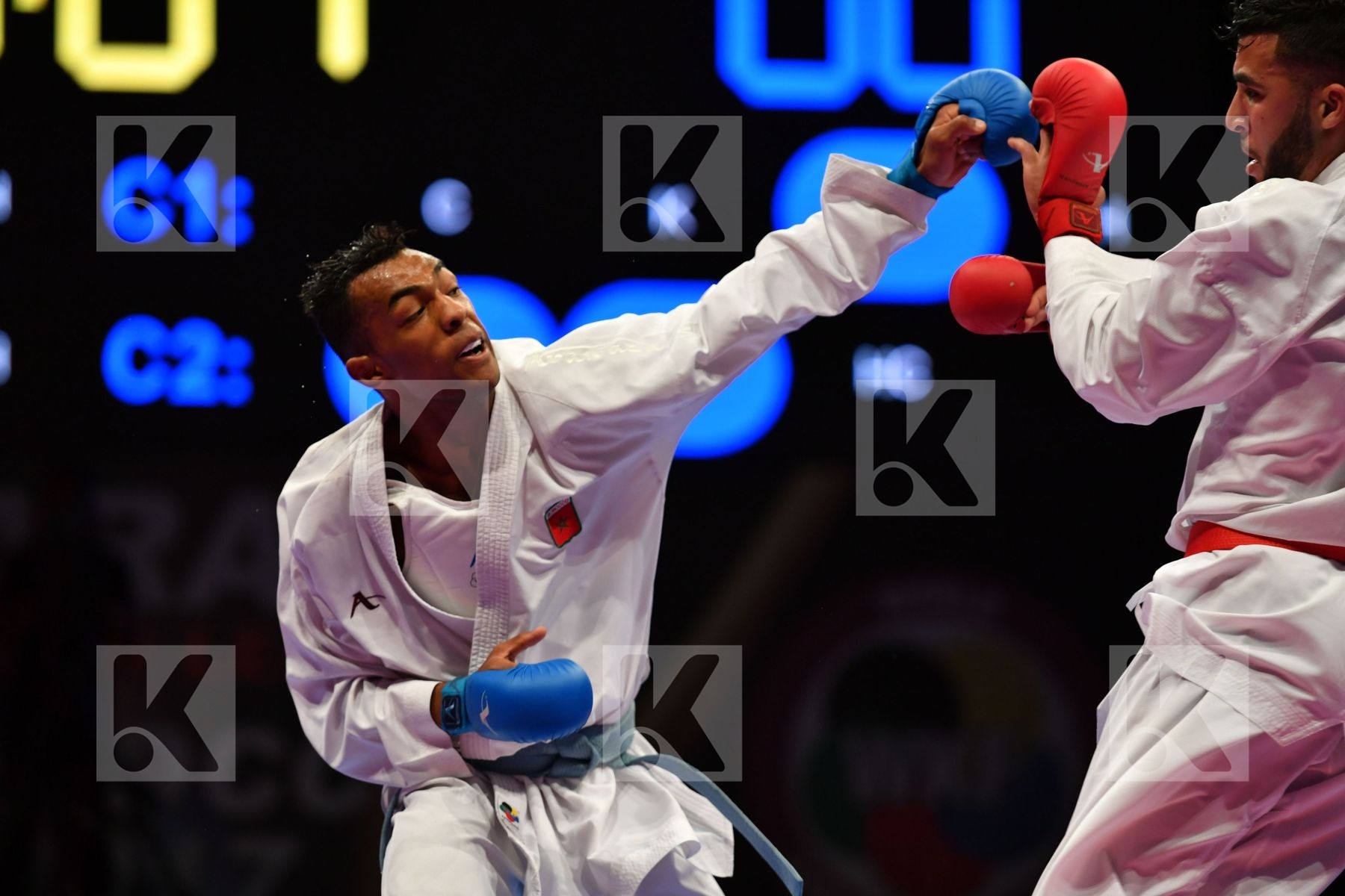 Hammi Ahmed Male kumite -75 kg Messaoudi Reda Morocco