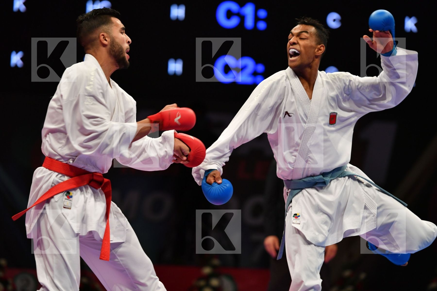 Hammi Ahmed Male kumite -75 kg Messaoudi Reda Morocco