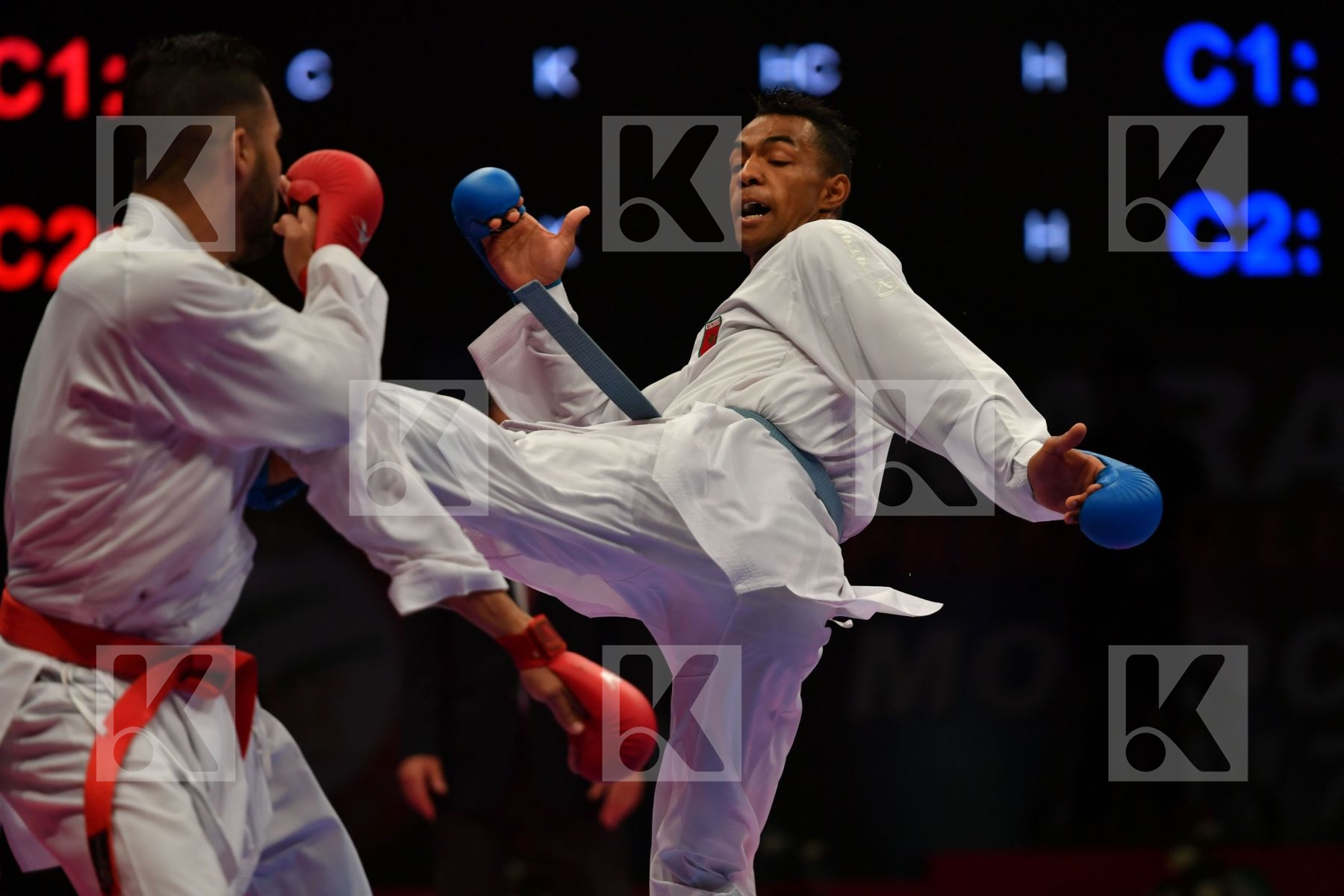 Hammi Ahmed Male kumite -75 kg Messaoudi Reda Morocco