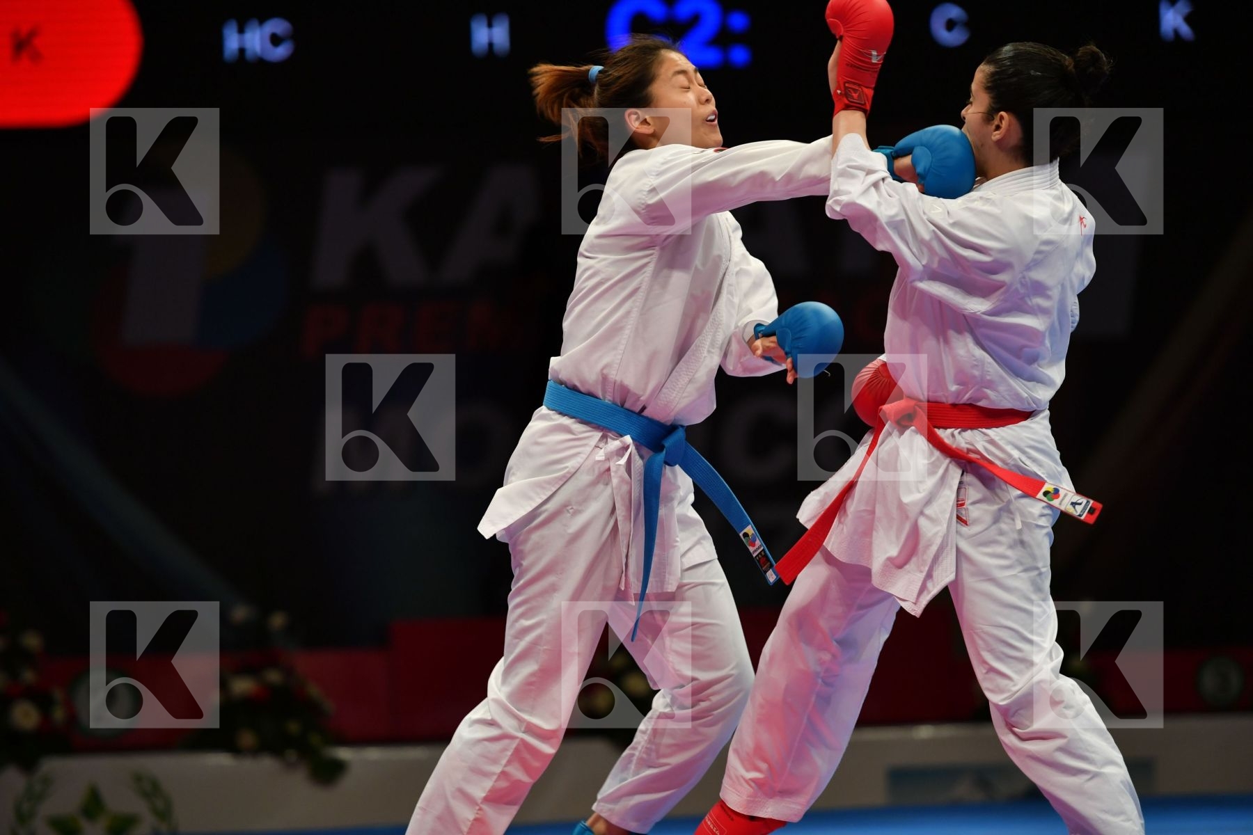 Algeria Chinese taipei Djedra Saida Female kumite -55 kg Wen Tzu