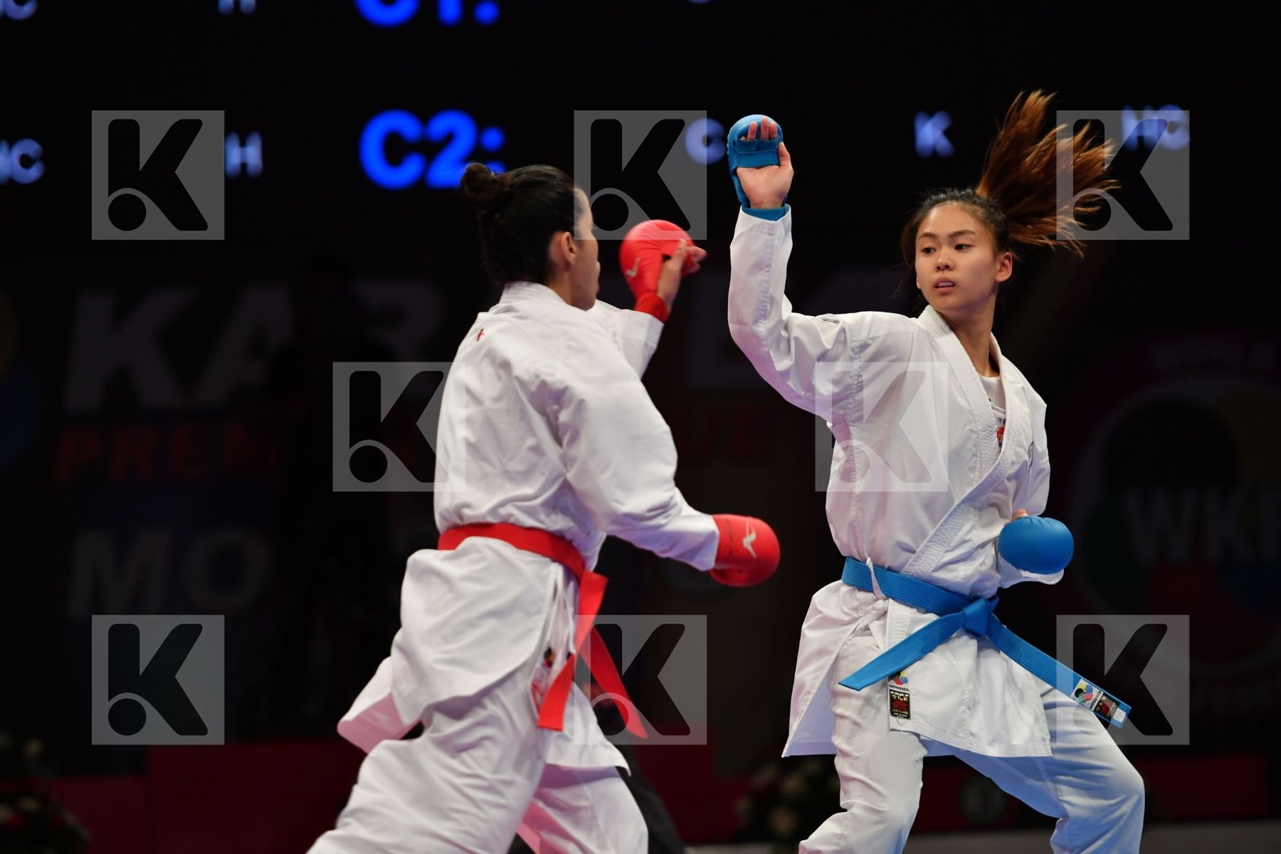 Algeria Chinese taipei Djedra Saida Female kumite -55 kg Wen Tzu