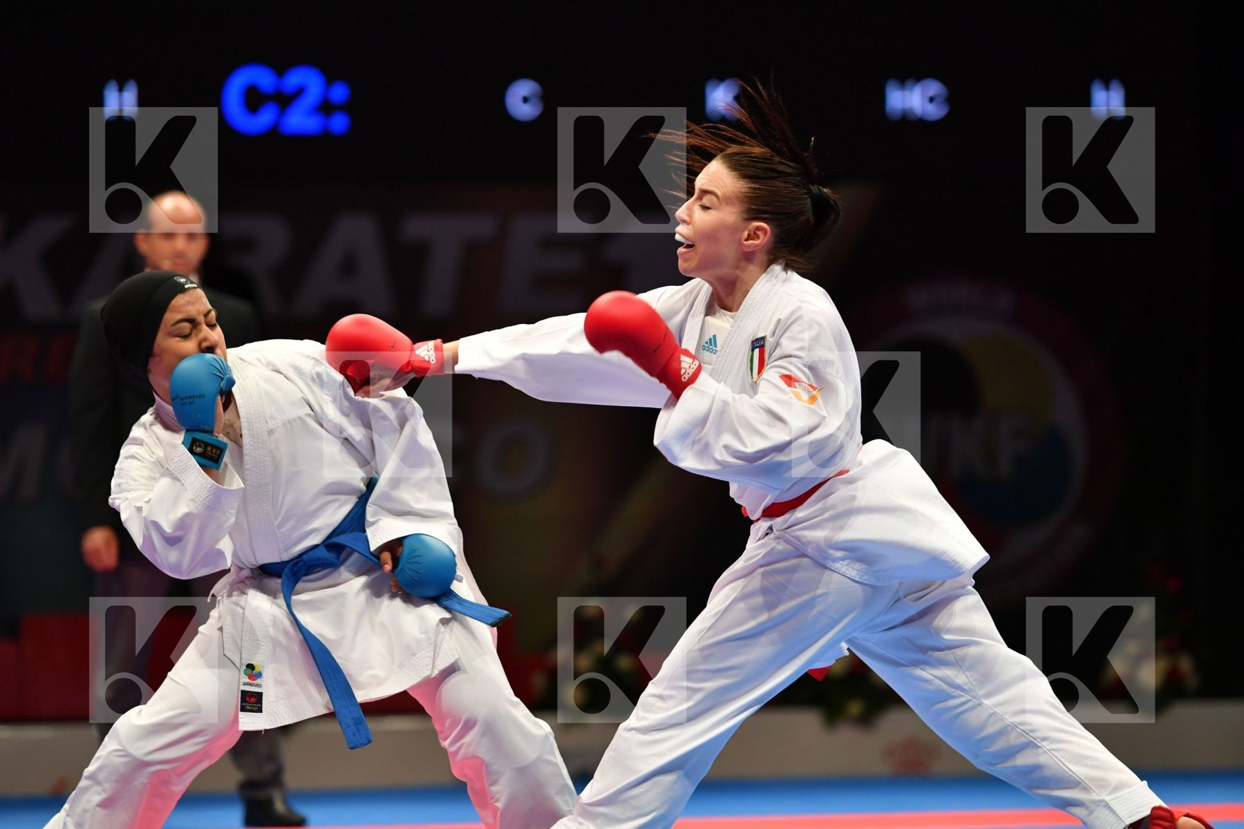 Abdelkder Israa Cardin Sara Female kumite -55 kg Italy Morocco
