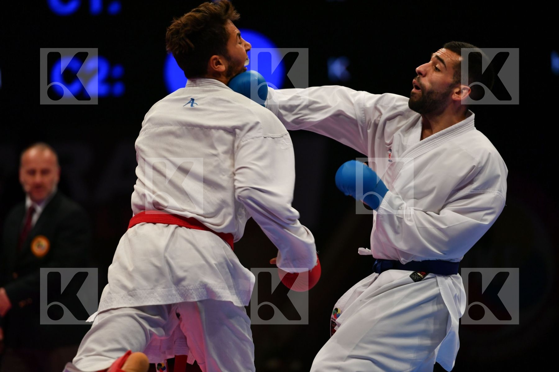 Ahmed Hmissa Cuerva mora Raul Male kumite -67 kg Spain Tunisia