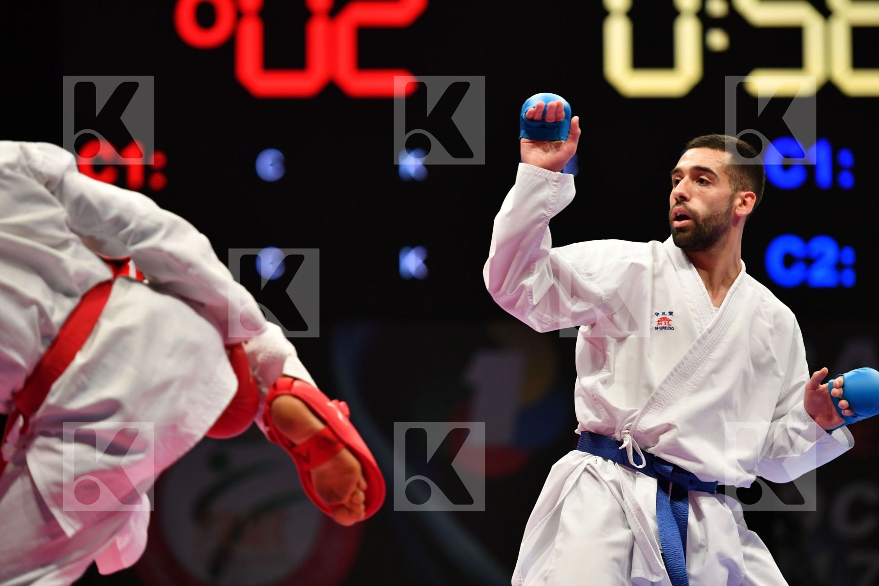 Ahmed Hmissa Cuerva mora Raul Male kumite -67 kg Spain Tunisia