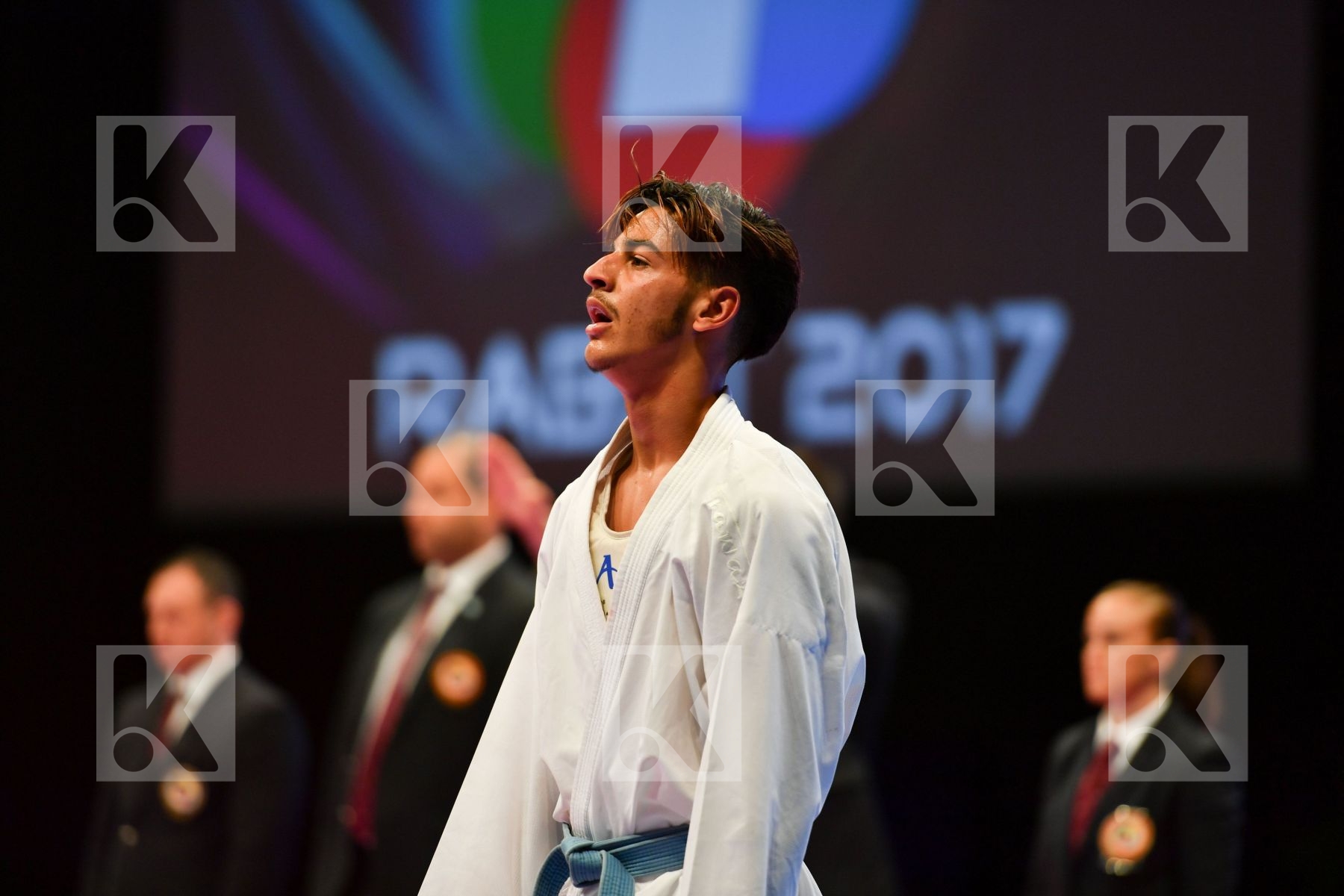 Male kumite -60 kg Morocco Takzima Aymane Taoussi Mohammed