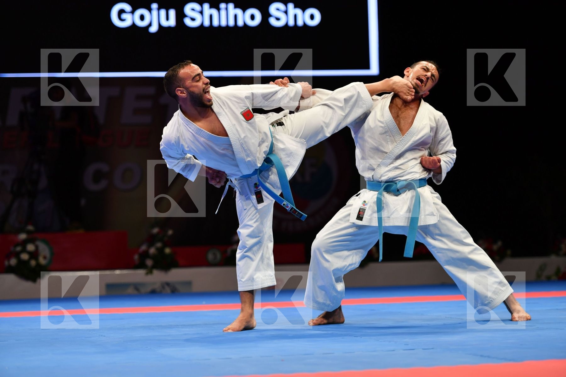 Goju shiho sho Male team kata Morocco