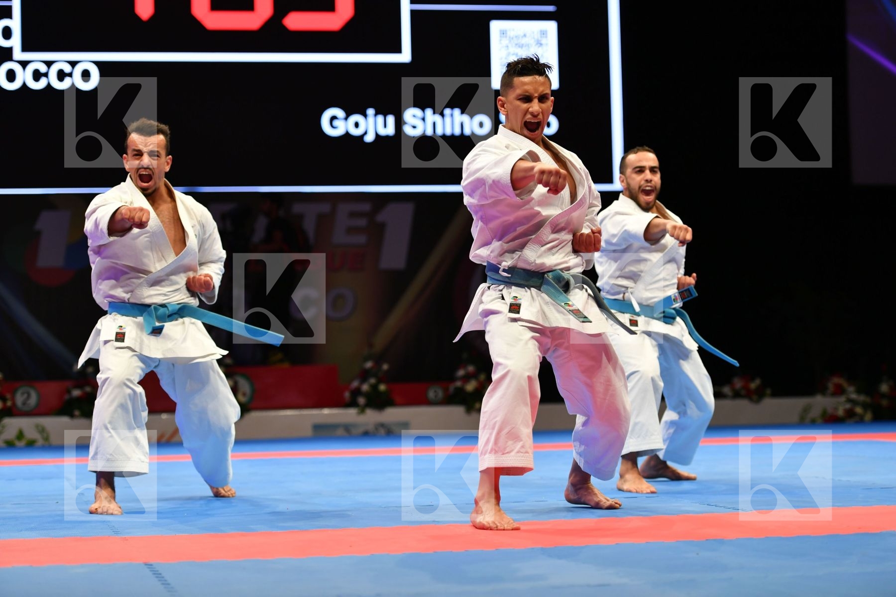 Goju shiho sho Male team kata Morocco