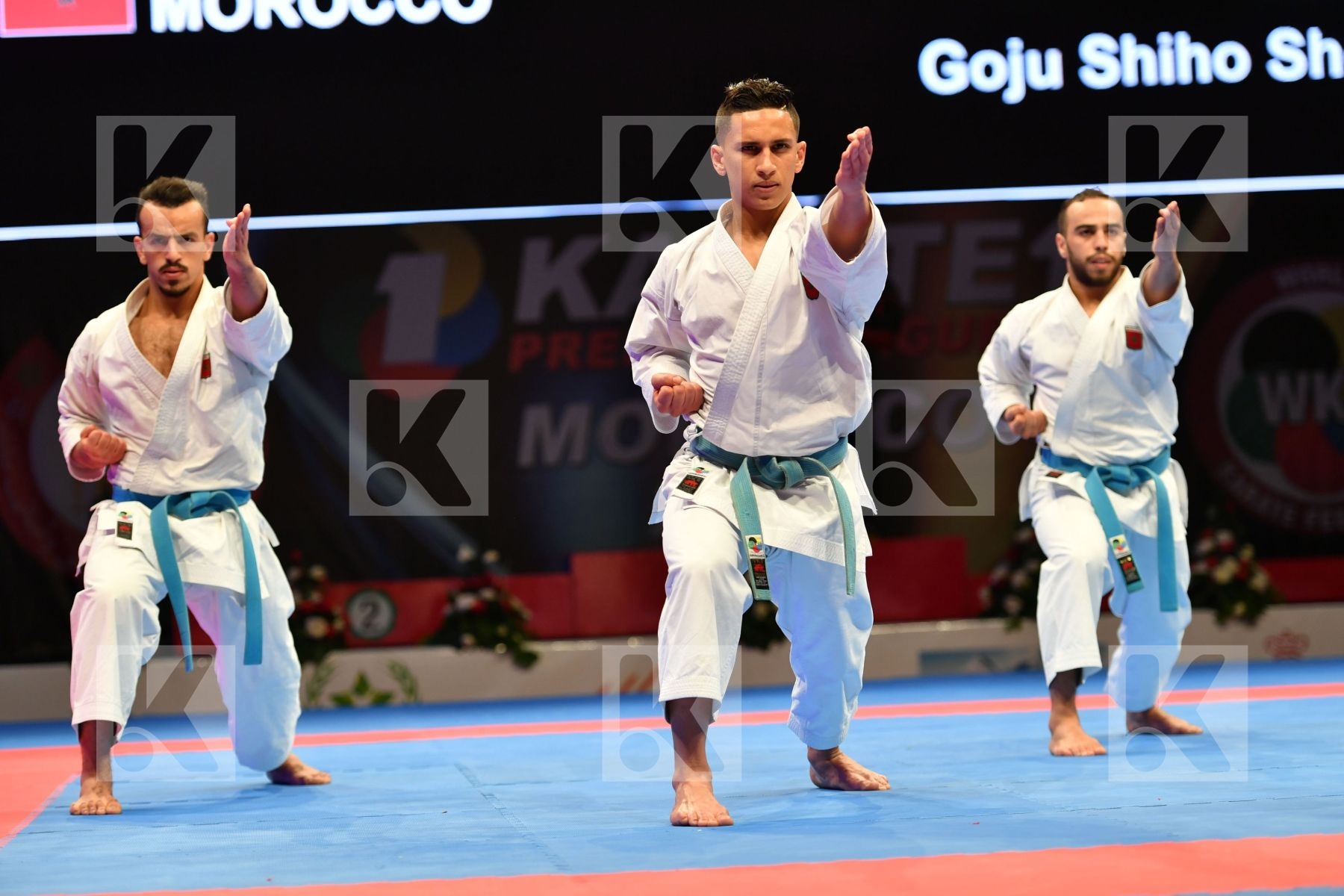 Goju shiho sho Male team kata Morocco