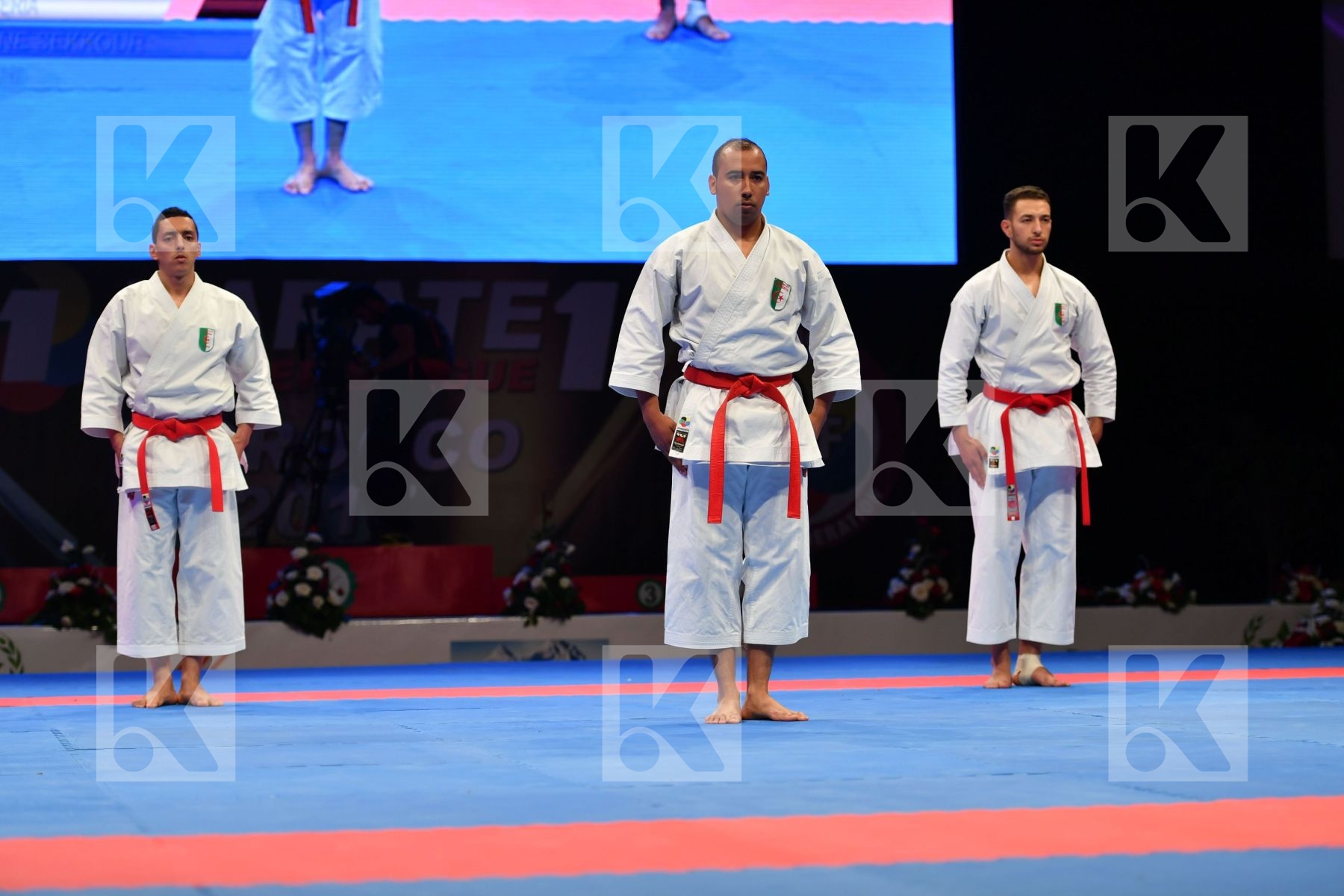 Goju shiho sho Male team kata Morocco Morocco Morocco