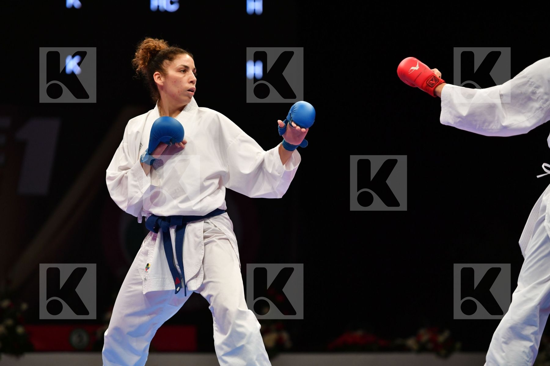 Female kumite 68+ kg France Kloucha Sofia Slovakia Tatarova Domi