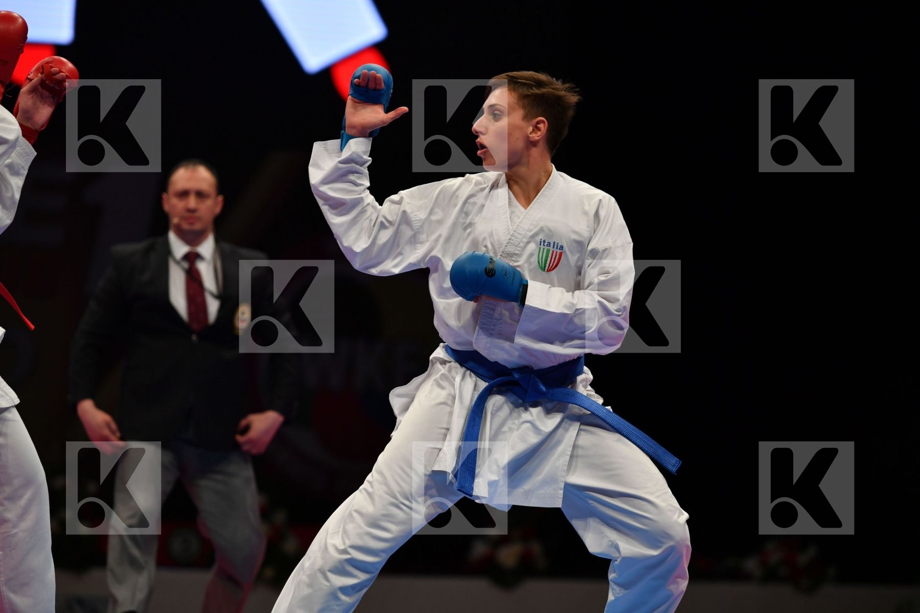 Female kumite -68 kg Italy Kopunova Miroslava Semeraro Silvia Sl