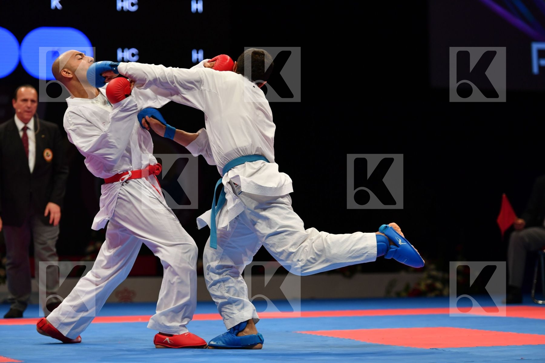 Azerbaijan Gunduz Gokhan Male kumite -84 kg Mamayev Aykhan Turke