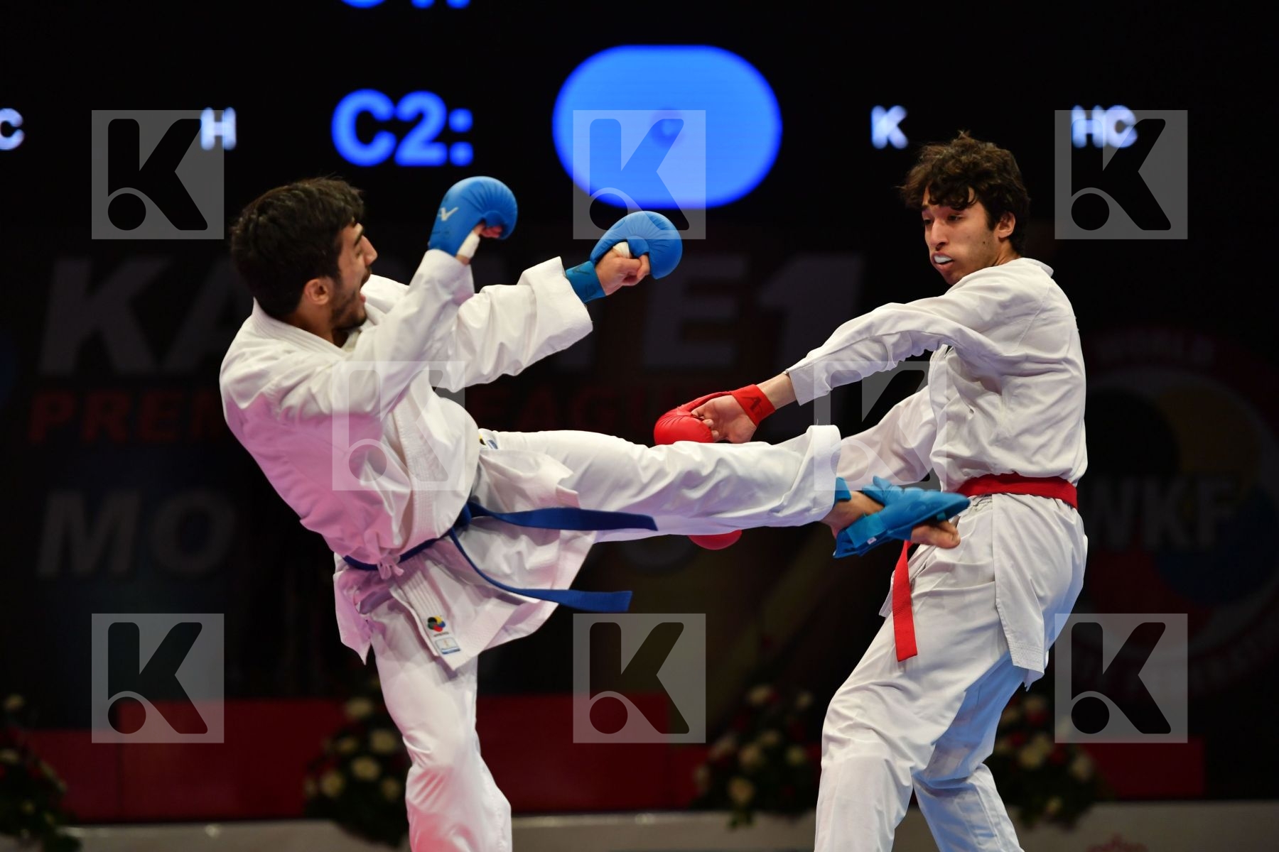 Egypt Elsawy Ali Kemaloglu Omer Male kumite -67 kg Turkey