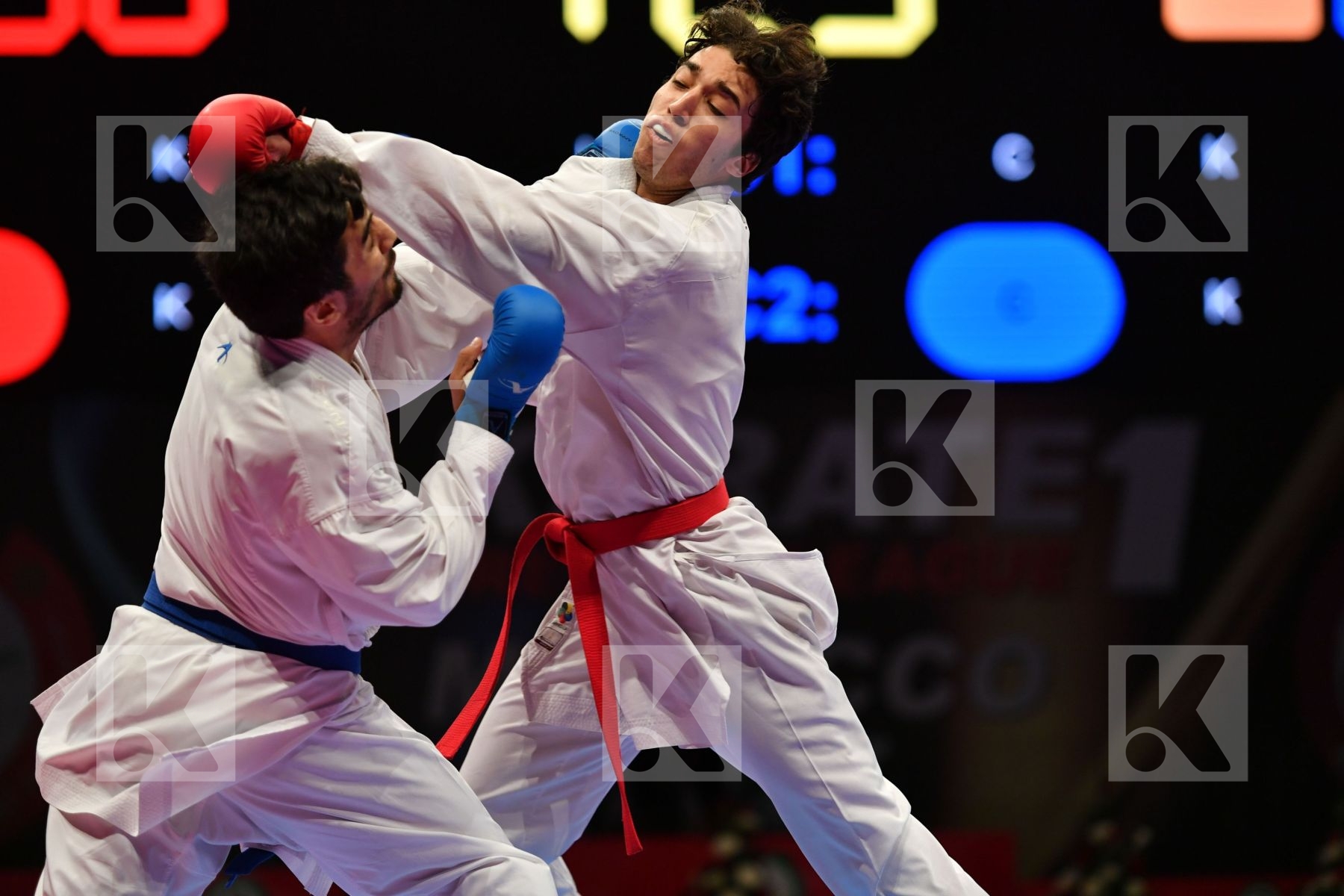 Egypt Elsawy Ali Kemaloglu Omer Male kumite -67 kg Turkey