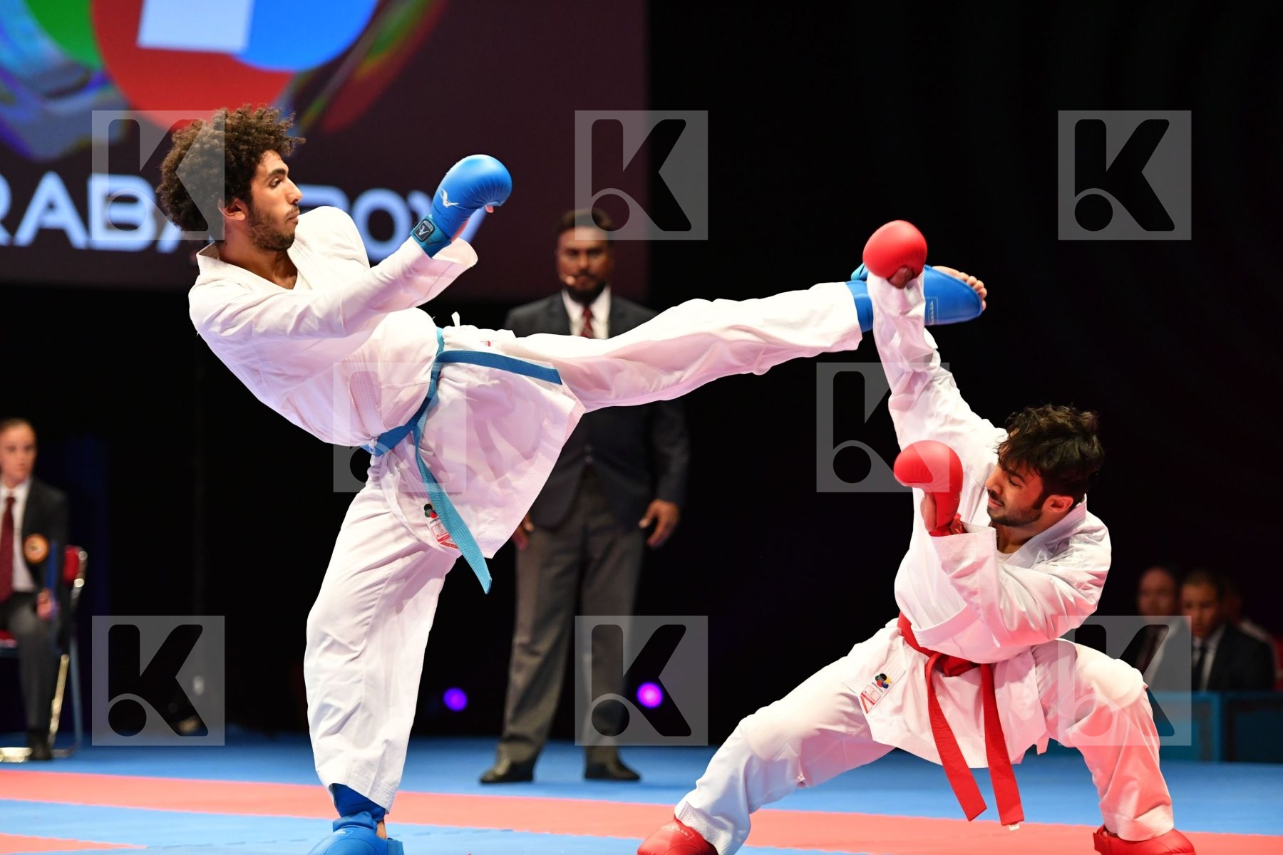 Alharbi Abdullah Egypt Male kumite -60 kg Salama Malek Saudi ara