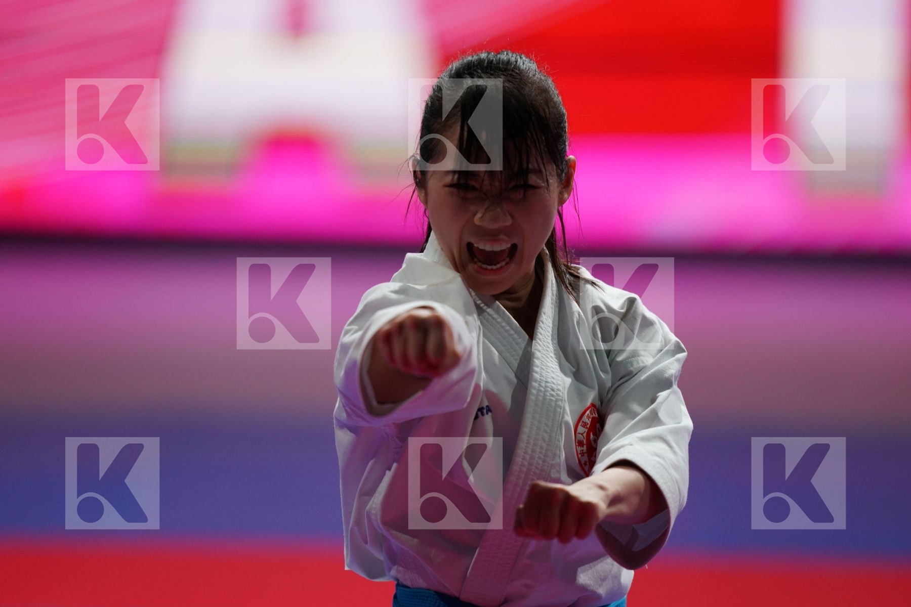 LAU MO SHEUNG GRACE (HONG KONG CHINA) in Senior Female Kata - Bronze bout