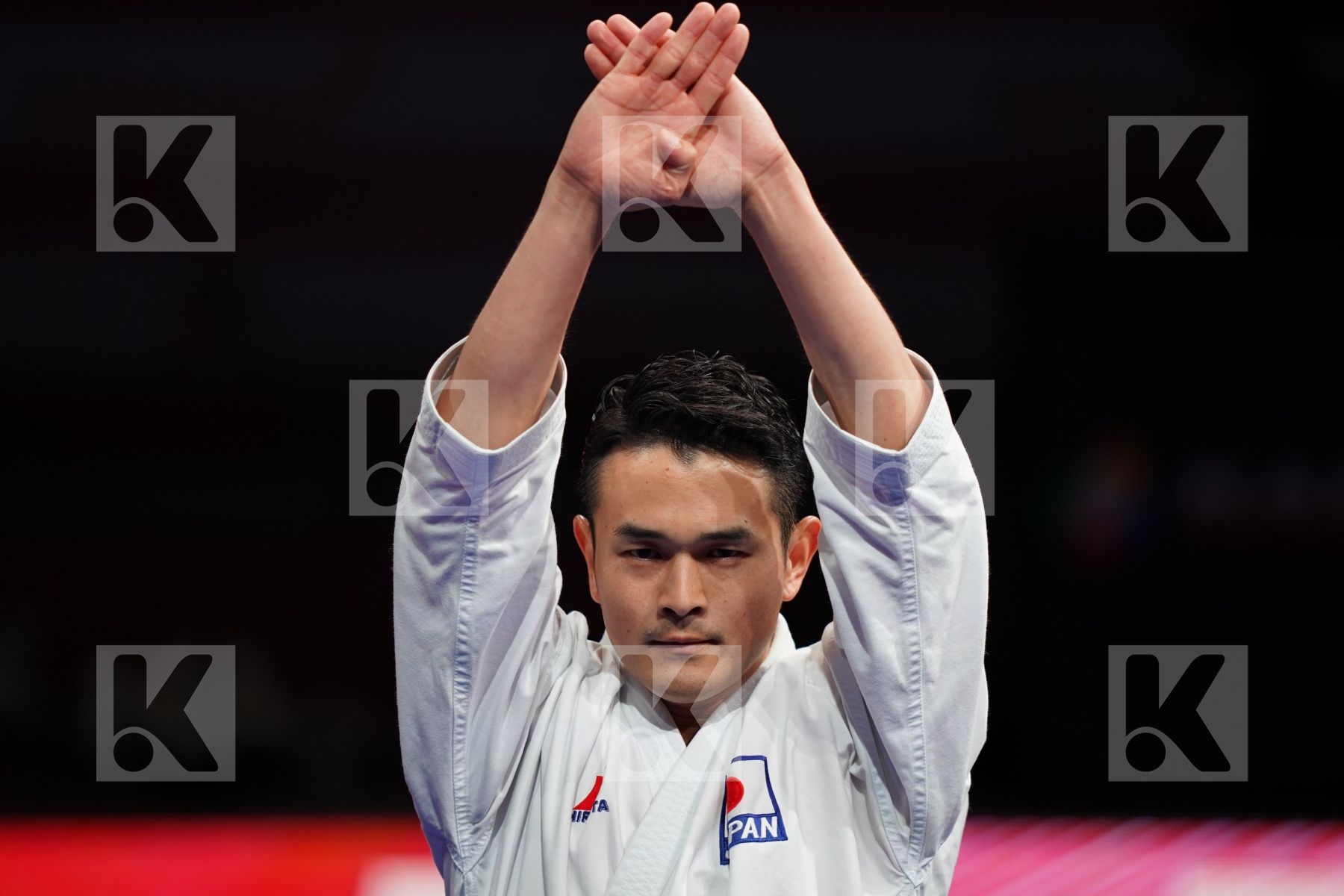 SHIMBABA ISSEI (JAPAN) in Senior Male Kata - Bronze bout