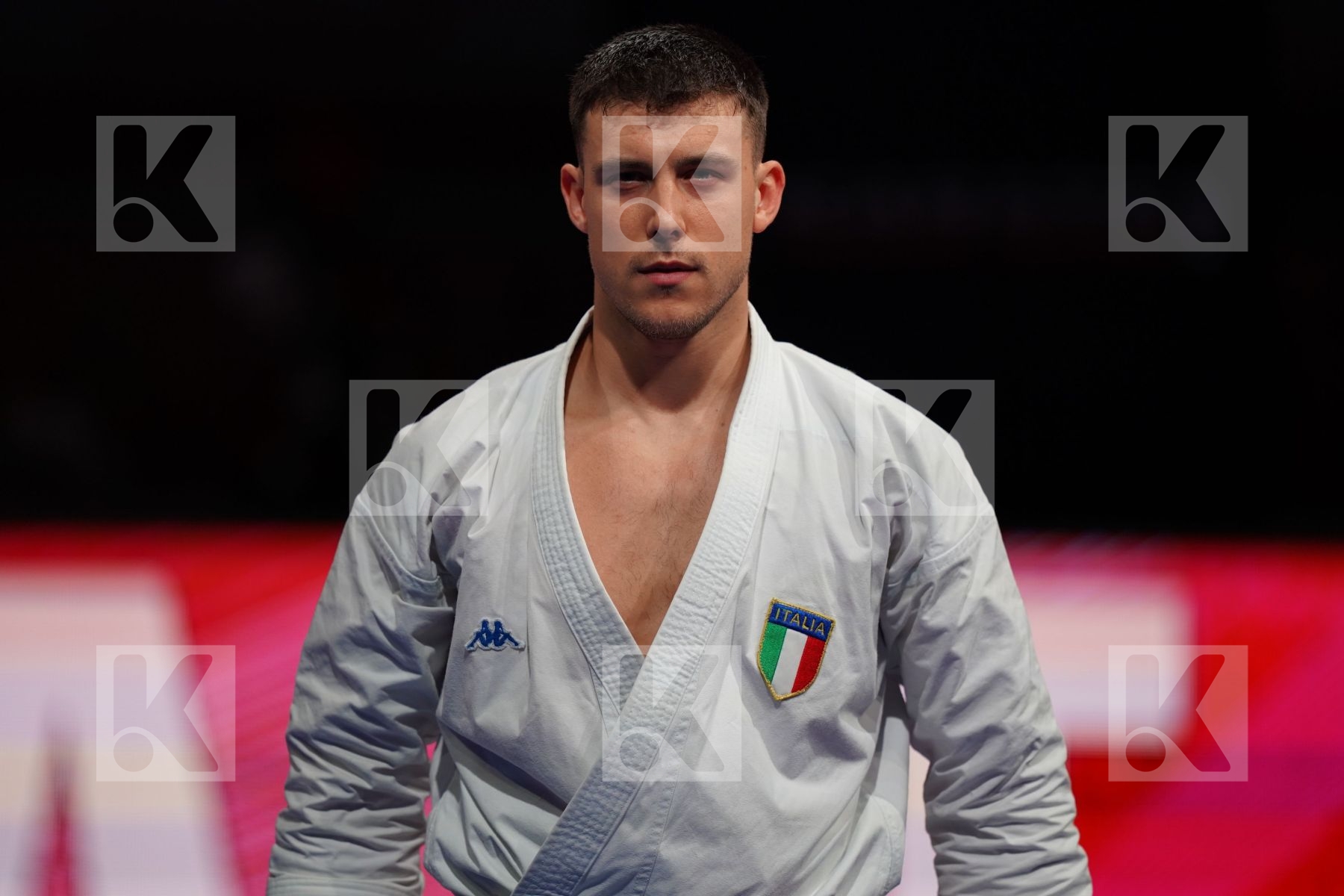 BUSATO MATTIA (ITALY) in Senior Male Kata - Bronze bout