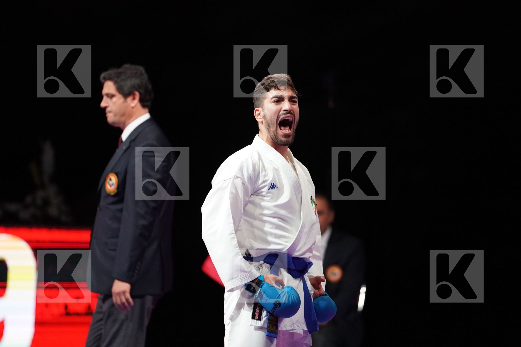 SAGO NAOTO (JAPAN) VS CRESCENZO ANGELO (ITALY) in Senior Kumite -60 Kg - Bronze bout