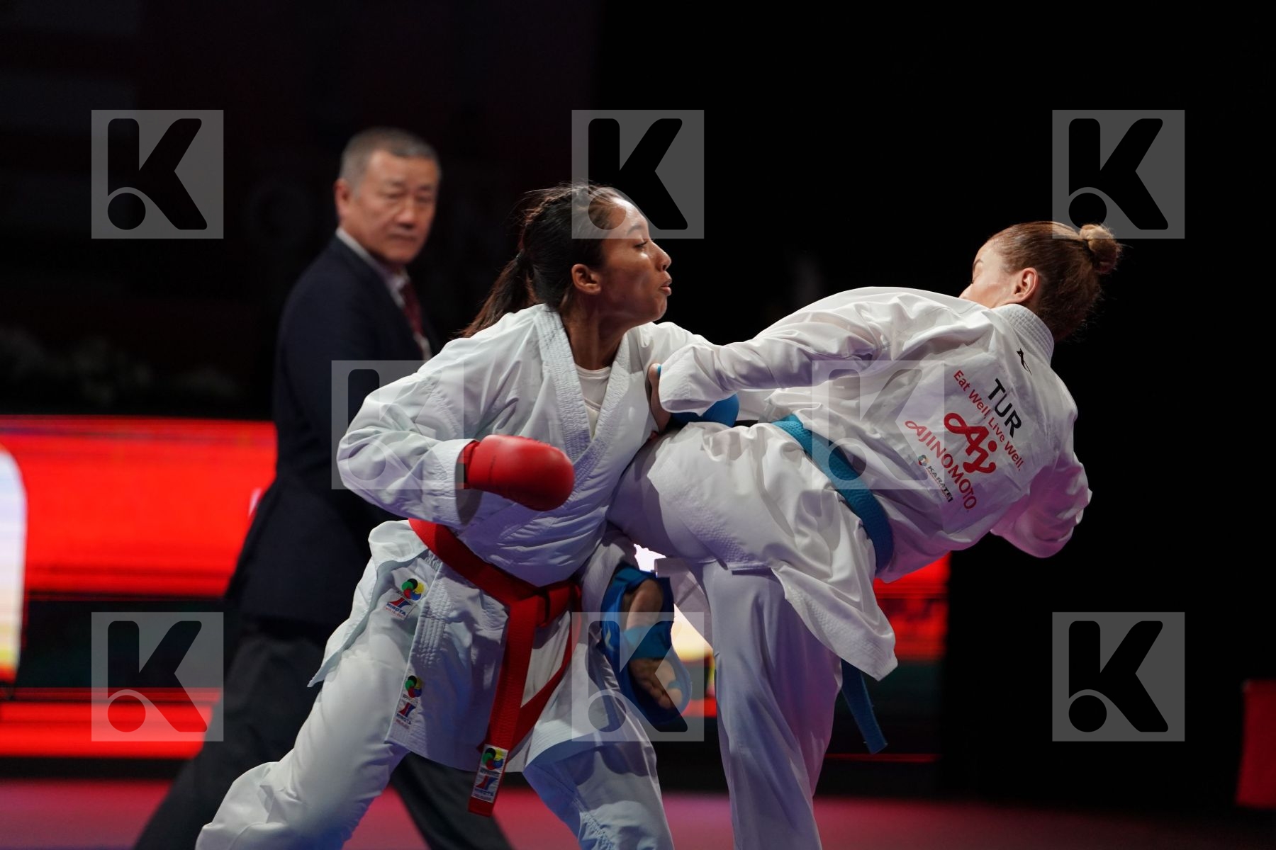 AGUNG SANISTYARANI COK ISTRI (INDONESIA) VS YAKAN TUBA (TURKEY) in Senior Kumite -55 Kg - Bronze bout
