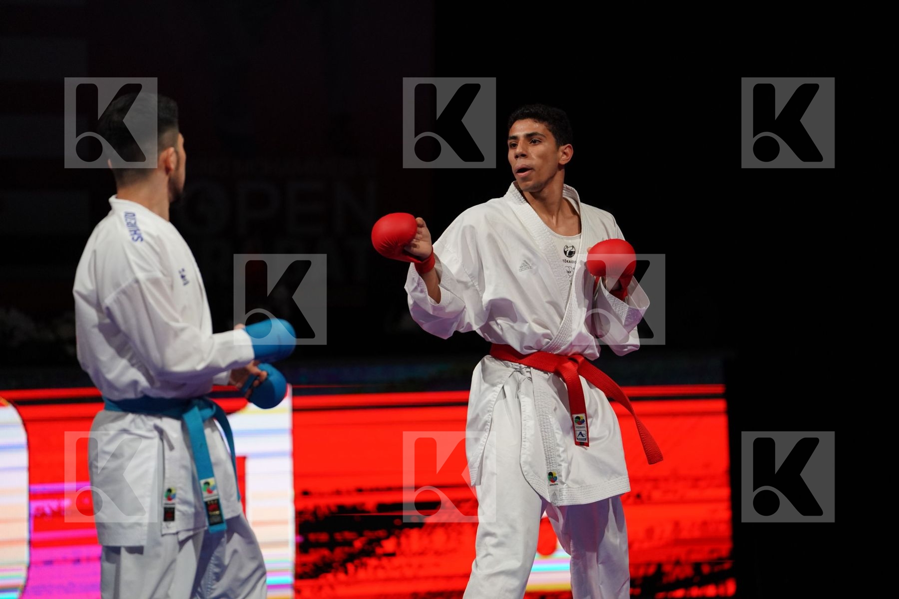 ABDELGAWAD ABDALLA HESHAM (EGYPT) VS SHINOHARA HIROTO (JAPAN) in Senior Kumite -67 Kg - Bronze bout