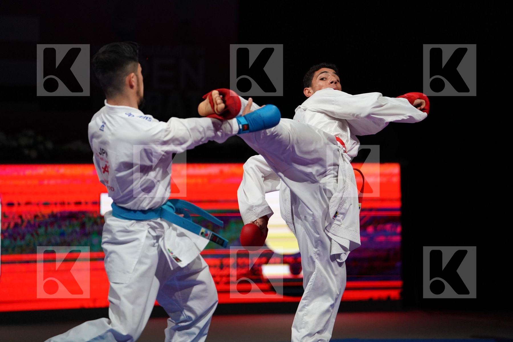 ABDELGAWAD ABDALLA HESHAM (EGYPT) VS SHINOHARA HIROTO (JAPAN) in Senior Kumite -67 Kg - Bronze bout