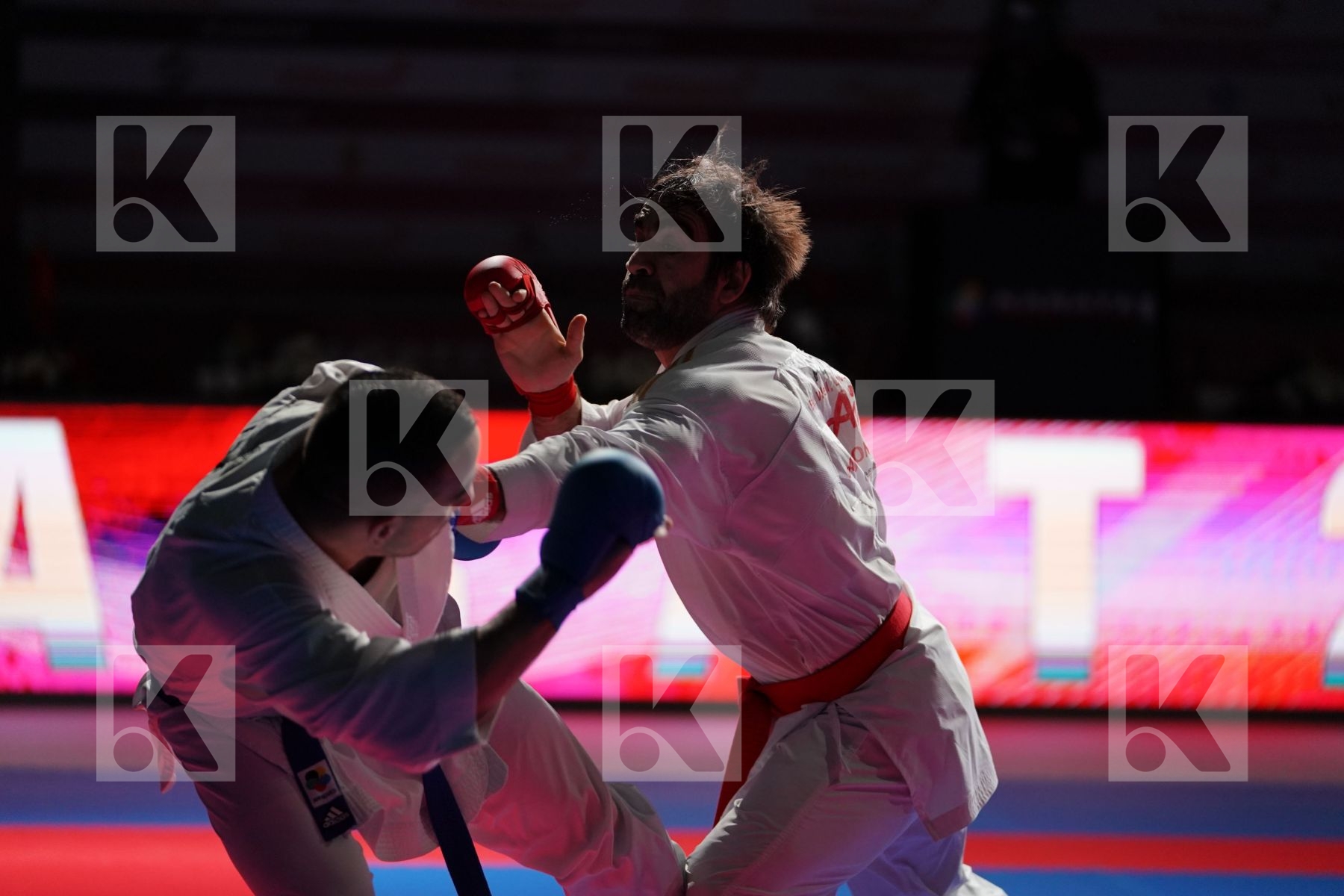 AGHAYEV RAFAEL (AZERBAIJAN) VS DA COSTA LOGAN (FRANCE) in Senior Kumite -75 Kg - Bronze bout