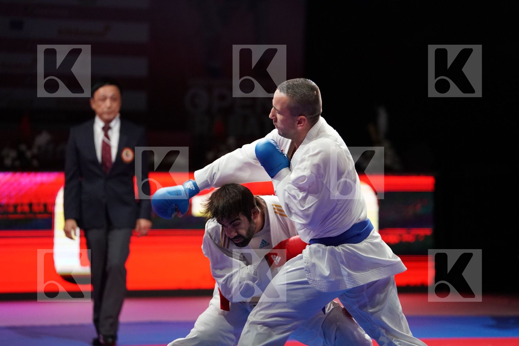 AGHAYEV RAFAEL (AZERBAIJAN) VS DA COSTA LOGAN (FRANCE) in Senior Kumite -75 Kg - Bronze bout