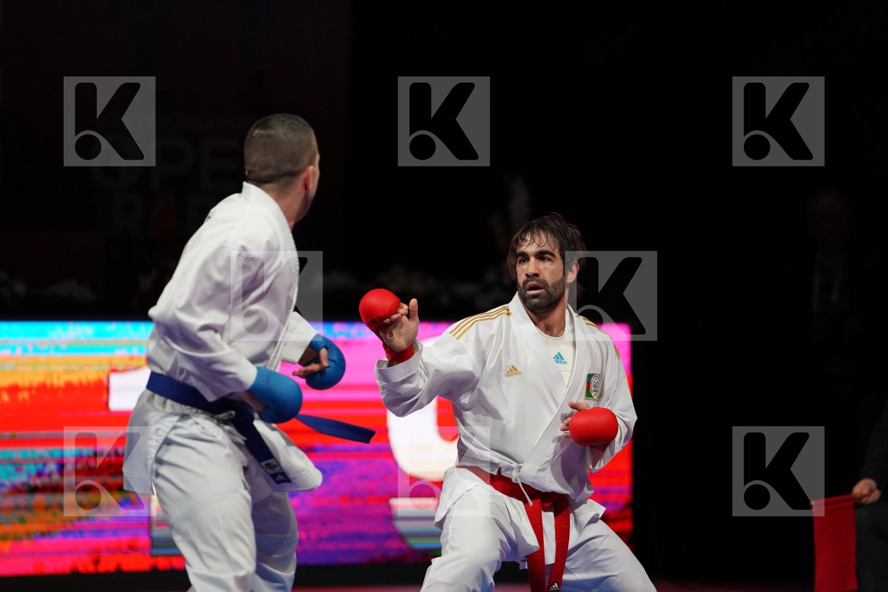 AGHAYEV RAFAEL (AZERBAIJAN) VS DA COSTA LOGAN (FRANCE) in Senior Kumite -75 Kg - Bronze bout