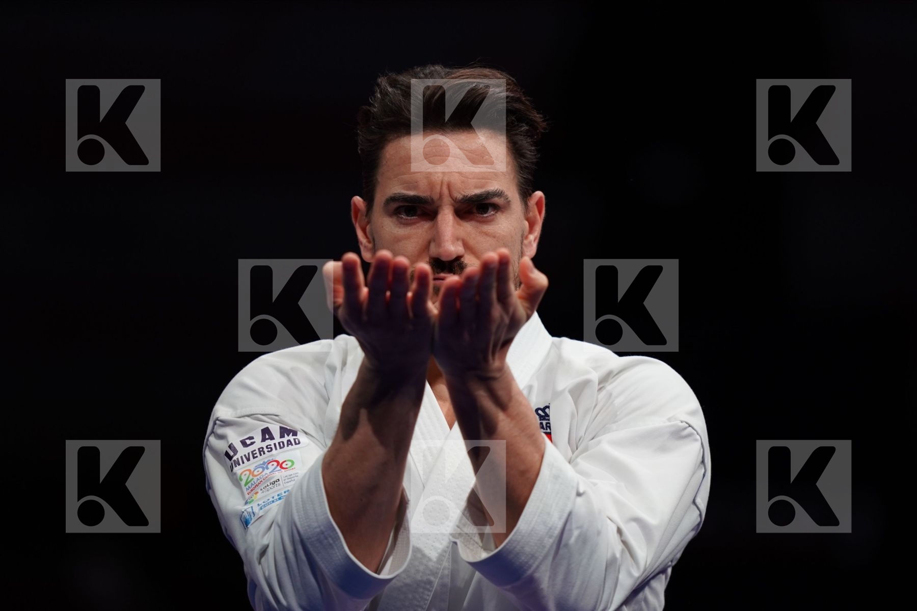 QUINTERO CAPDEVILA DAMIAN HUGO (SPAIN) in Senior Male Kata - Gold bout