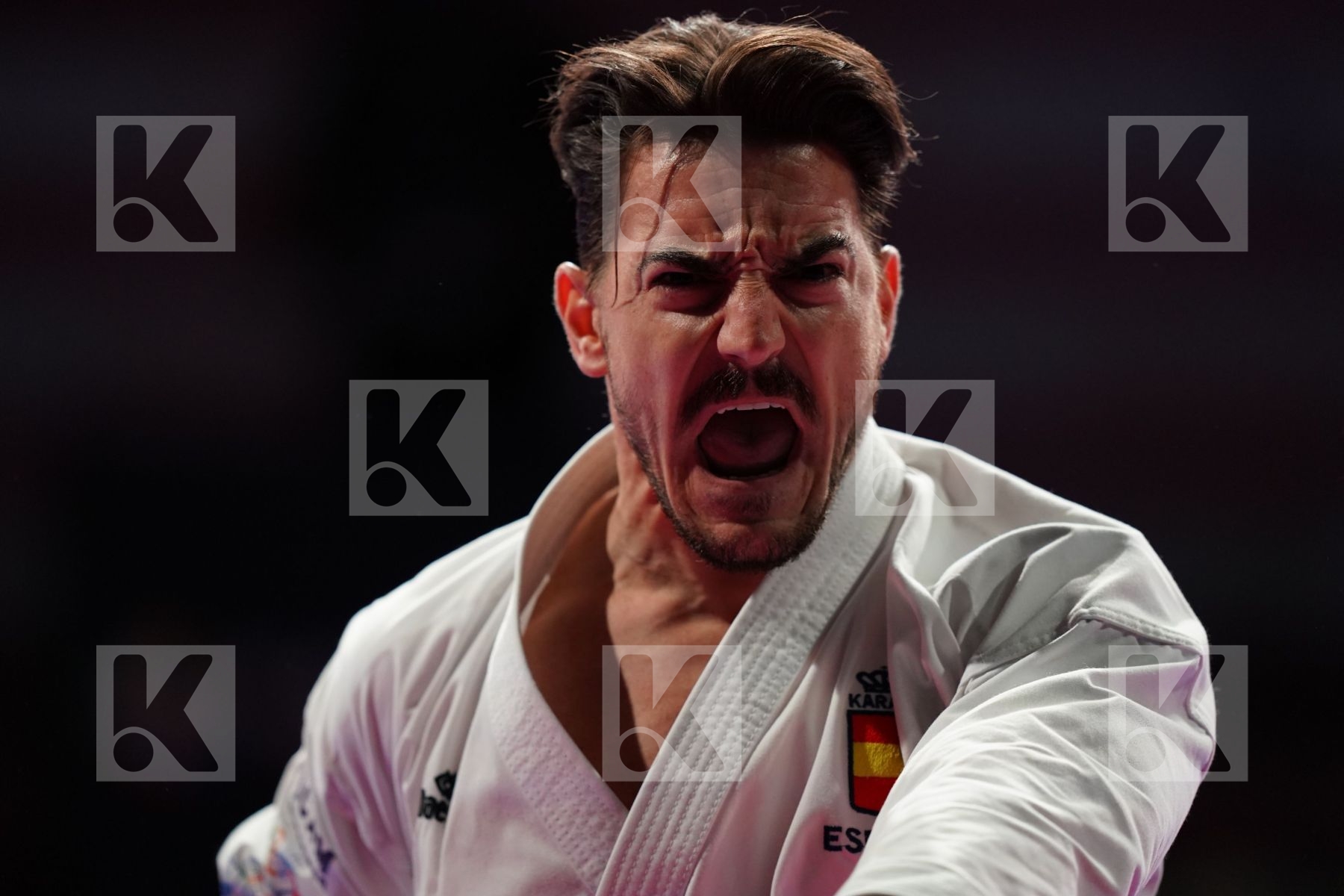 QUINTERO CAPDEVILA DAMIAN HUGO (SPAIN) in Senior Male Kata - Gold bout