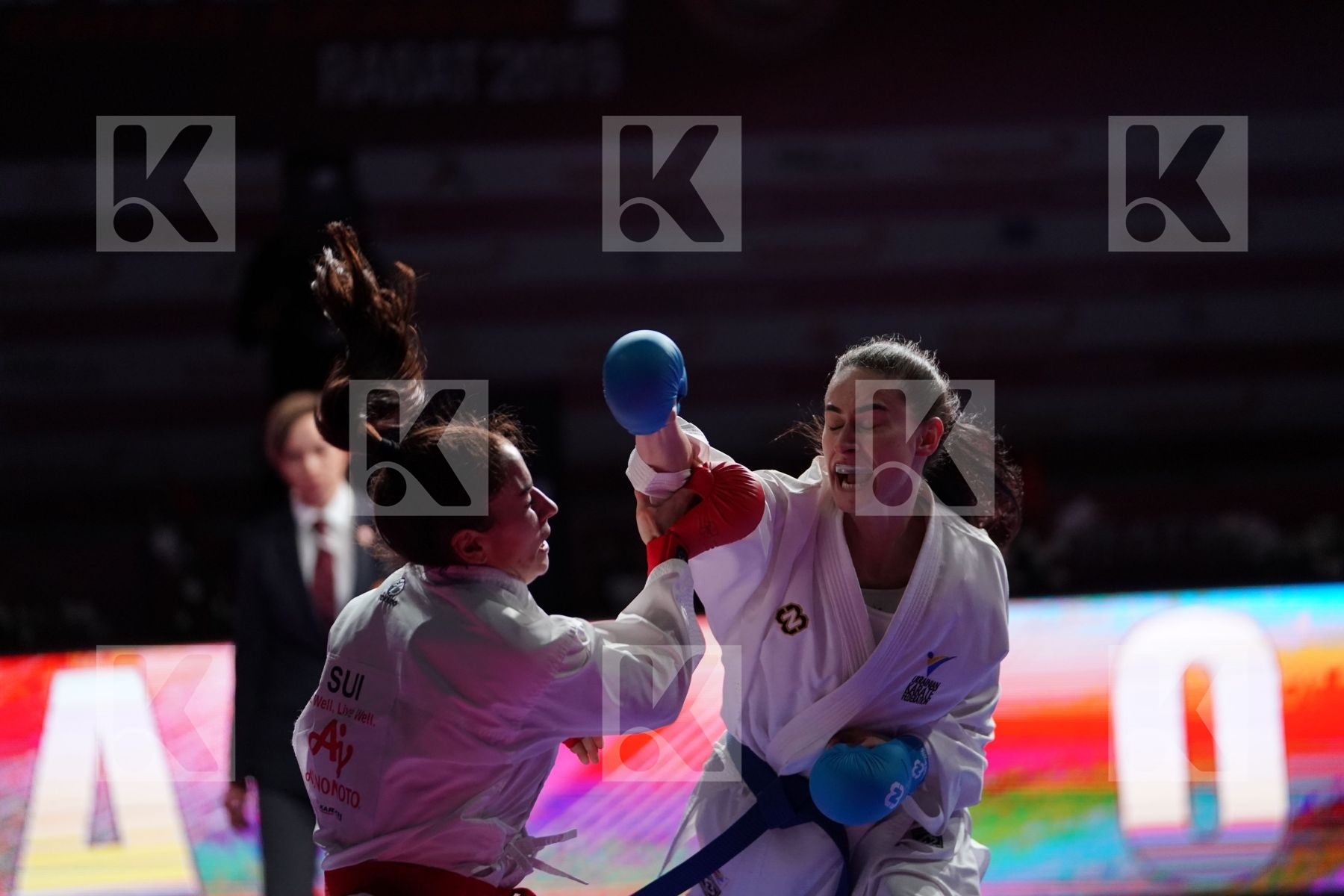 QUIRICI ELENA (SWITZERLAND) VS MELNYK HALYNA (UKRAINE) in Senior Kumite -68 Kg - Gold bout