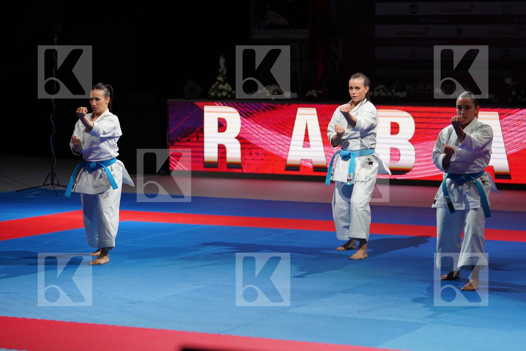 ITALY (CASALE, D ONOFRIO, PEZZETTI) in Senior Team Female Kata - Gold bout