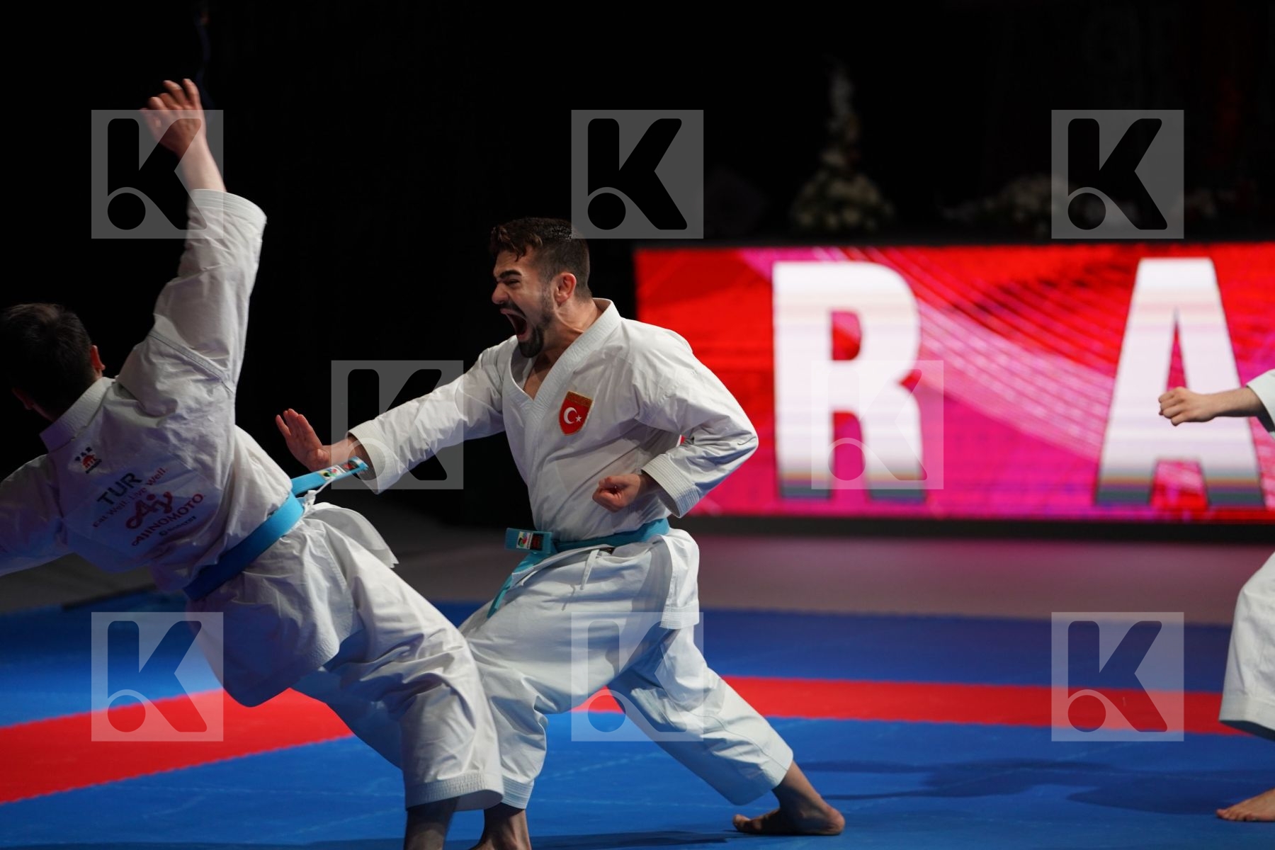 TURKEY (DURAN, GOKTAS, OZDEMIR) in Senior Team Male Kata - Gold bout