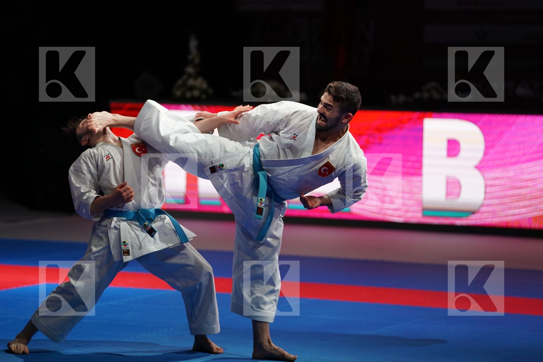 TURKEY (DURAN, GOKTAS, OZDEMIR) in Senior Team Male Kata - Gold bout