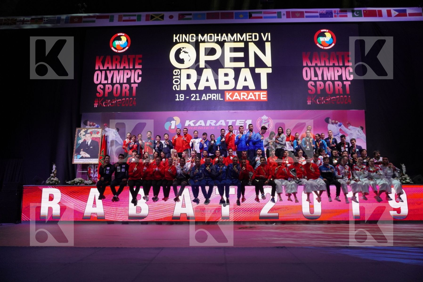 All medalists of Rabat 2019 during podium ceremony
