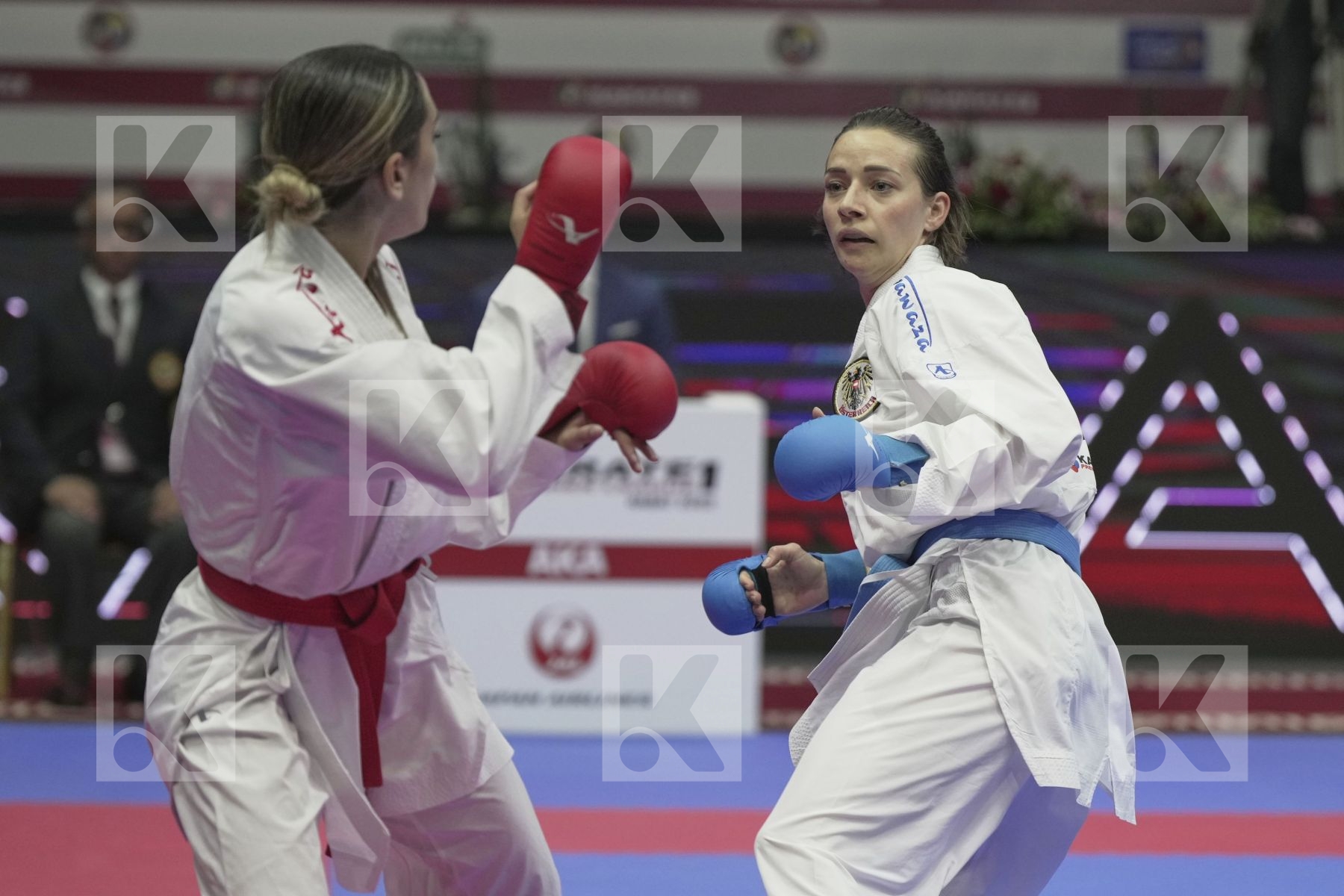 Kumite bronze bout featuring AGUS ASIA & PLANK BETTINA