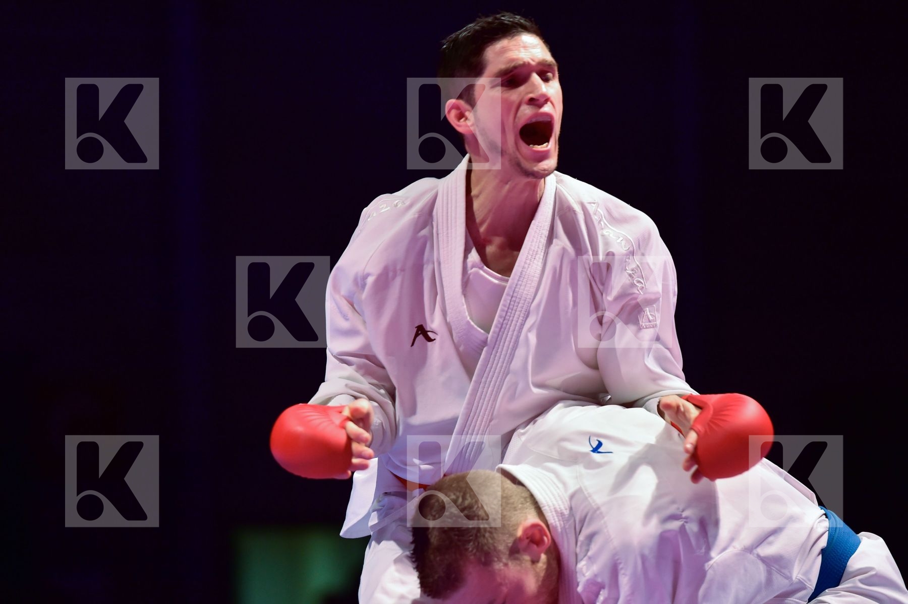 -60 kg Belgium Berens Geoffrey Dasoul Michael final kumite Nethe