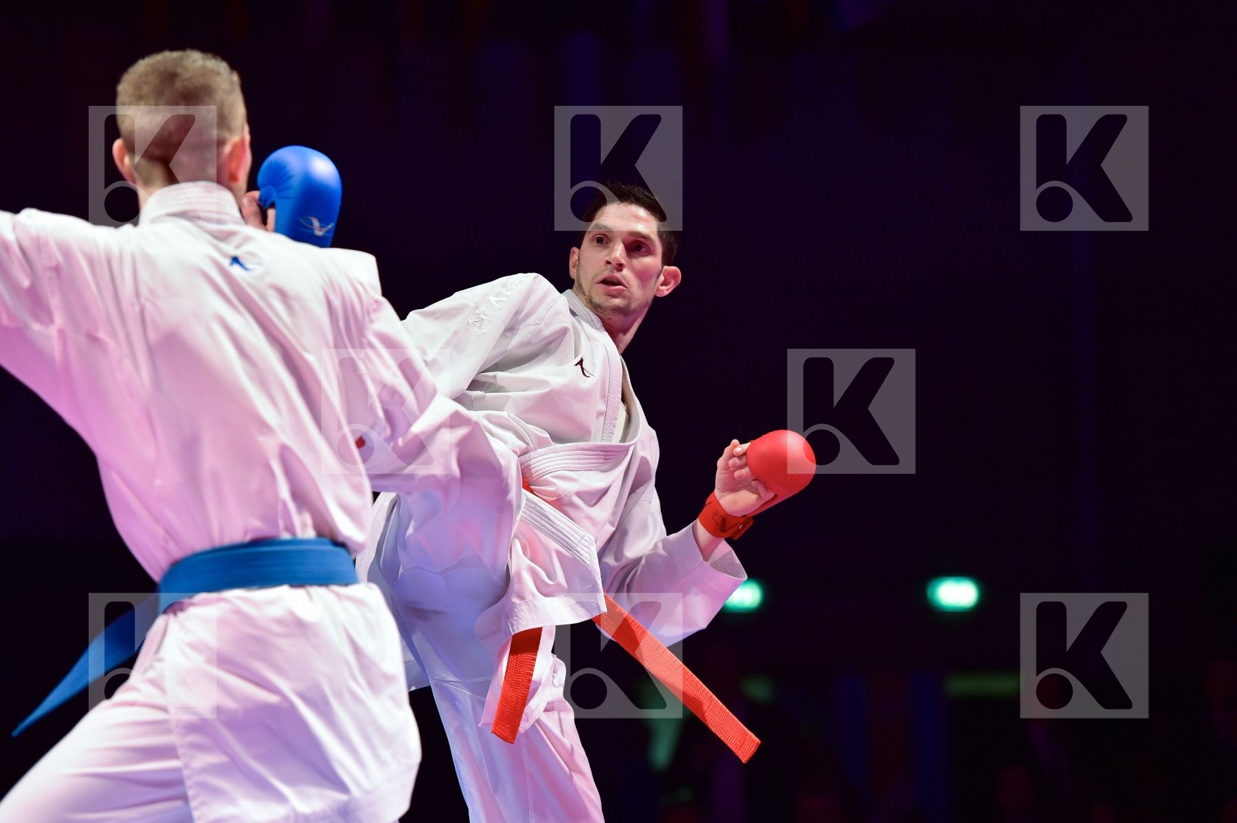 -60 kg Belgium Berens Geoffrey Dasoul Michael final kumite Nethe