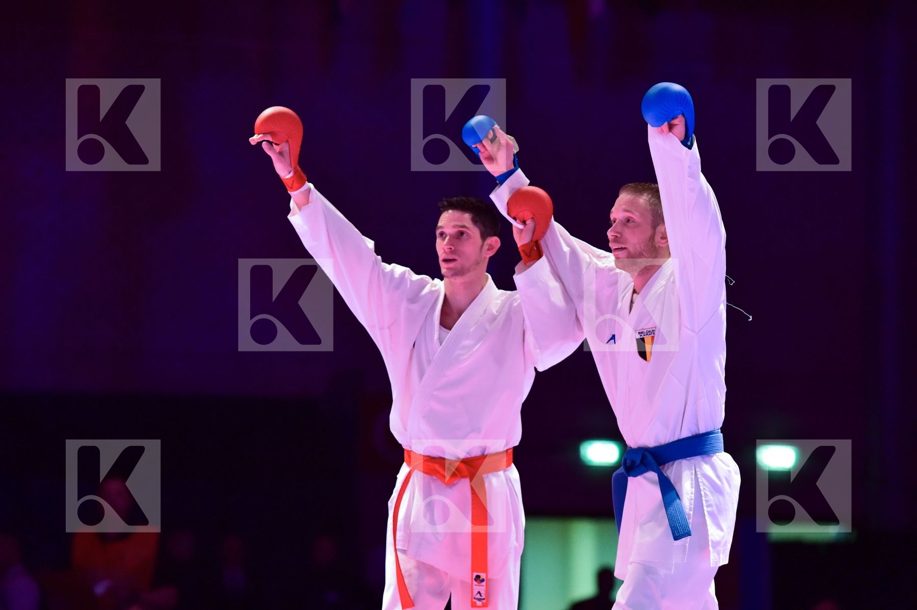 -60 kg Belgium Berens Geoffrey Dasoul Michael final kumite Nethe