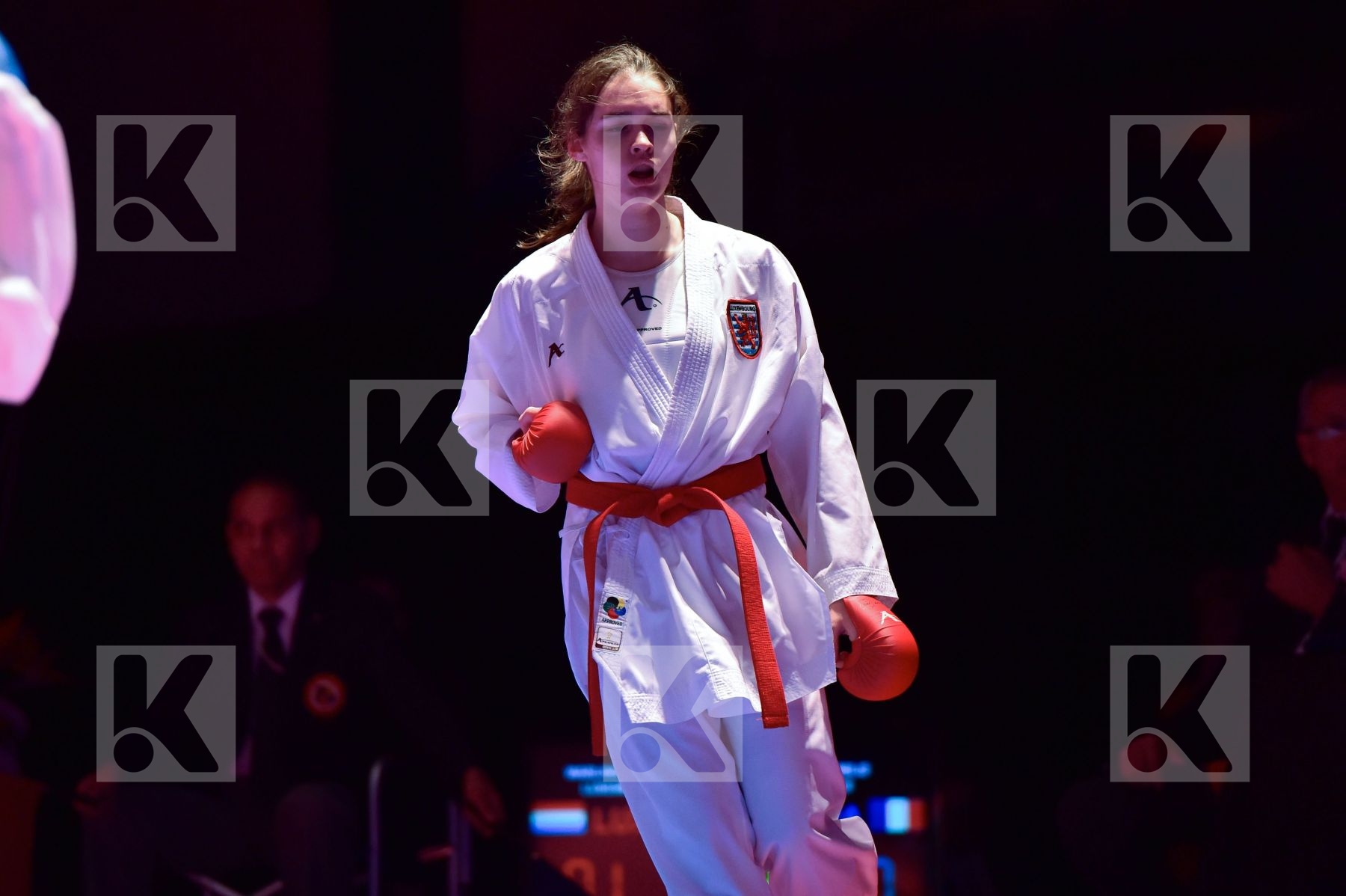 -55 kg final France kumite Luxembourg Thouy Emilie Warling Jenni