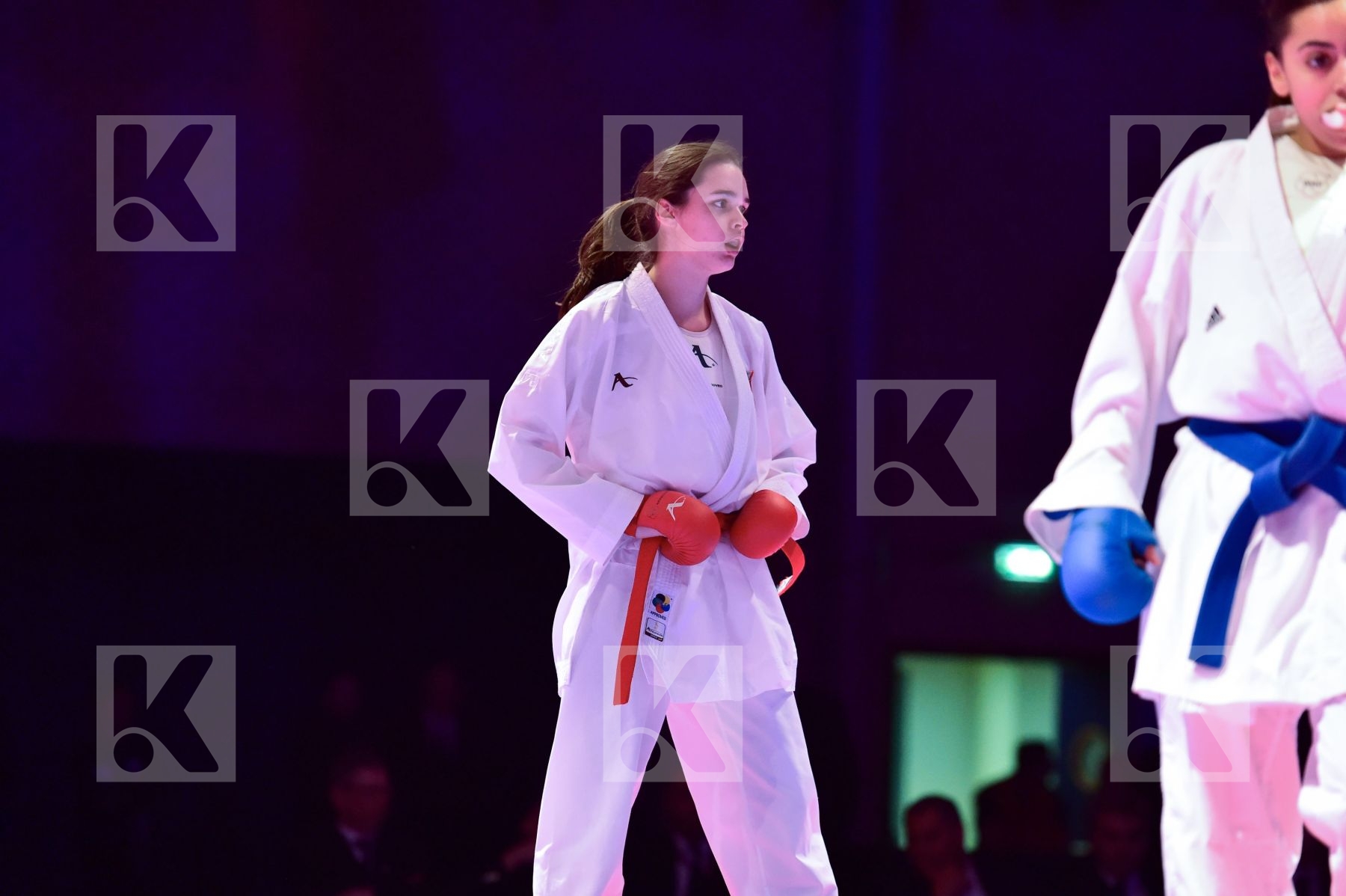 -55 kg final France kumite Luxembourg Thouy Emilie Warling Jenni