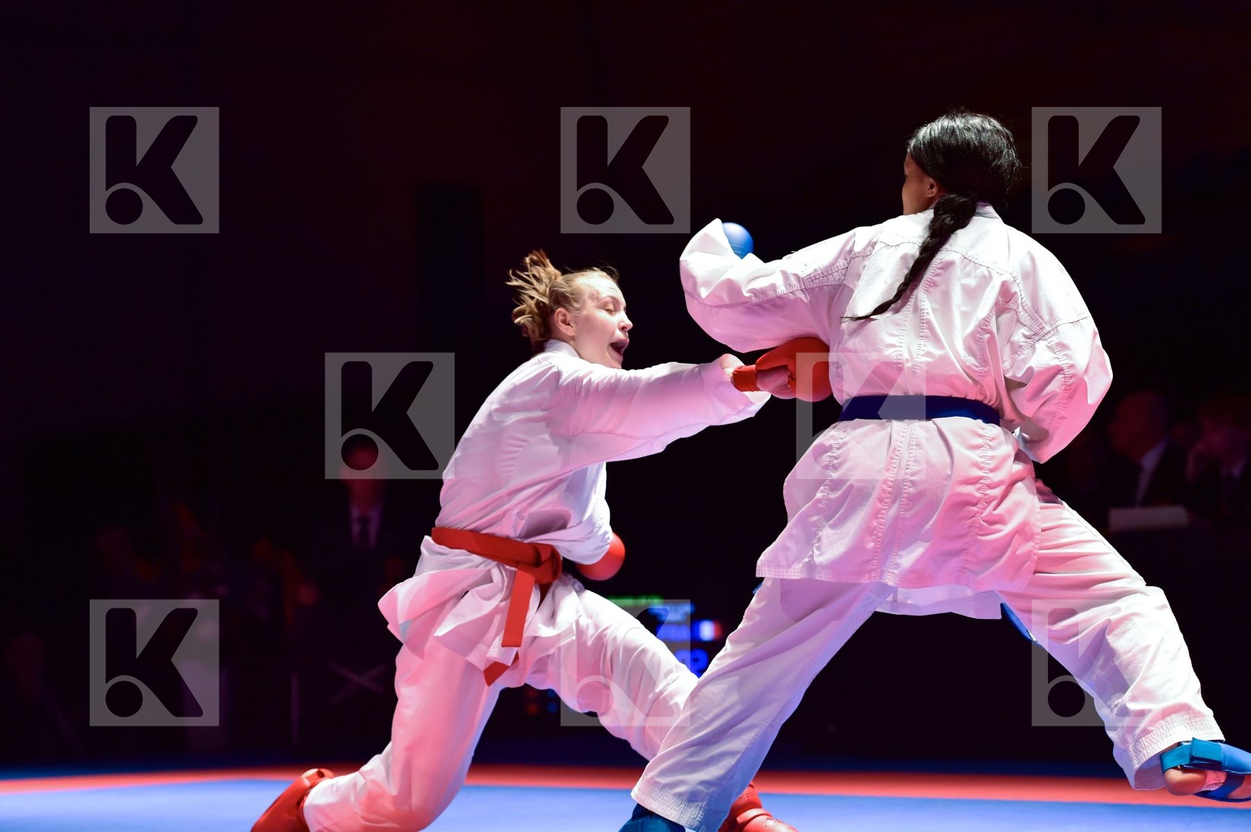 -61 kg final France Gataullina Nailya Ignace Lucie kumite Russia